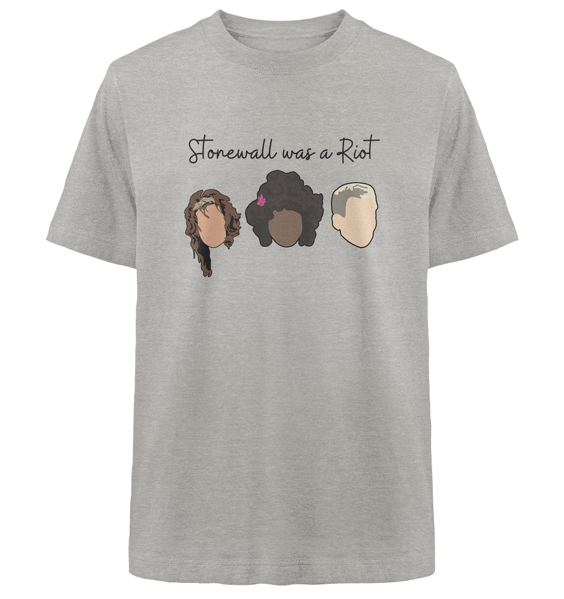Stonewall was a Riot "Icons Edition" (hell) - Heavy Oversized Organic Shirt