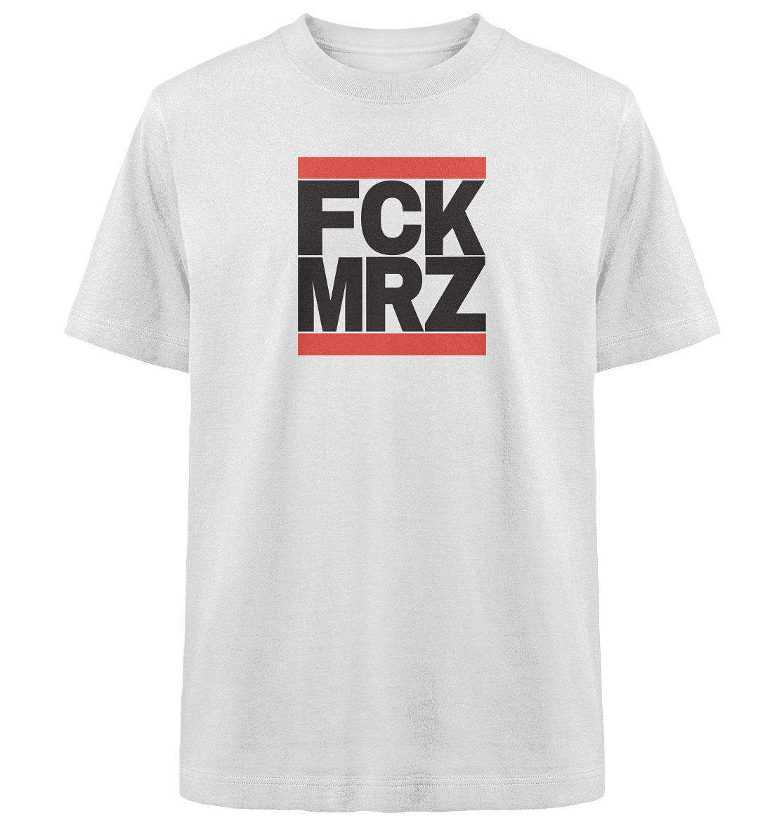 FCK MRZ (schwarze Schrift) - Heavy Oversized Organic Shirt