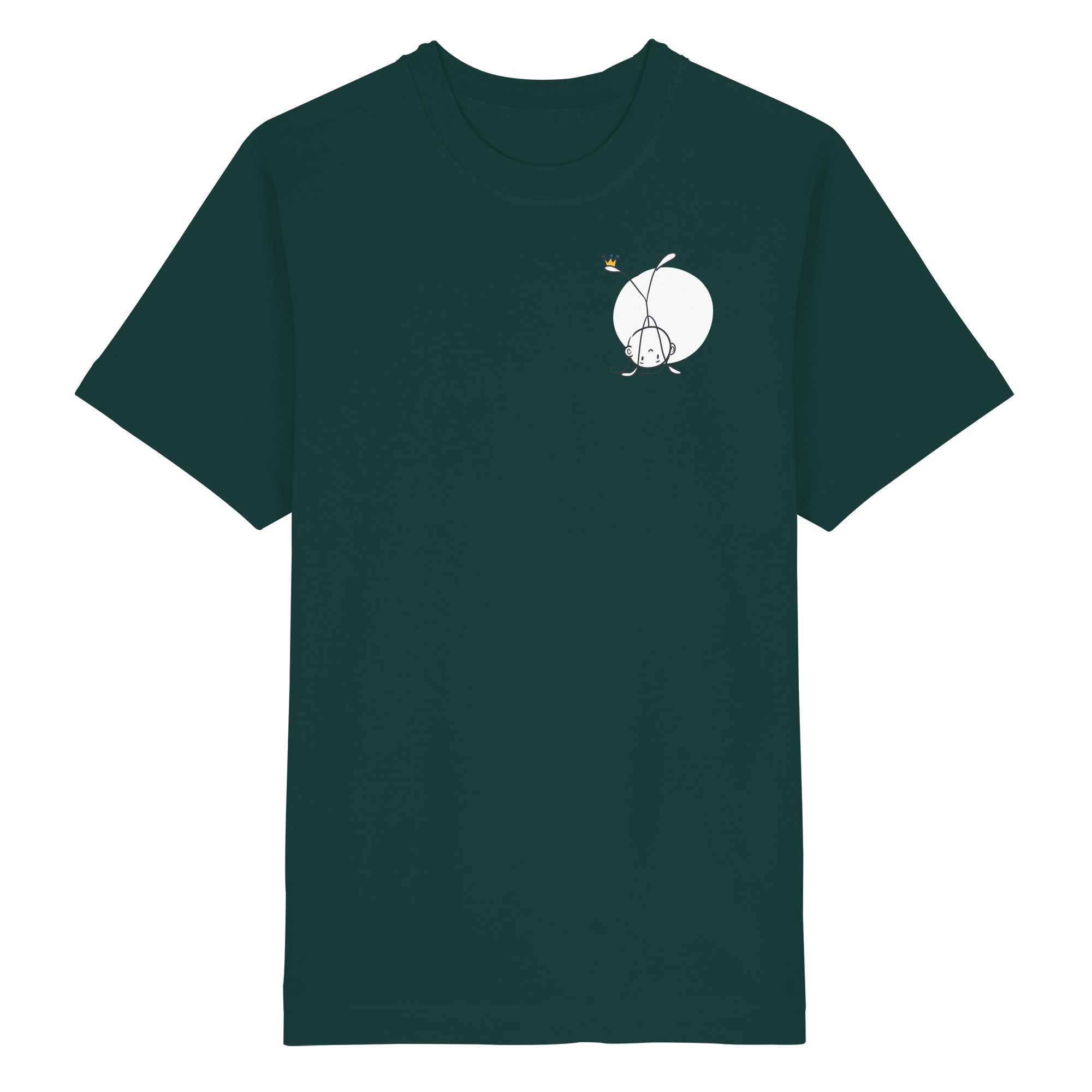 Seelenmännchen "Handstand Edition" Brustprint (dunkel) - Heavy Oversized Organic Shirt