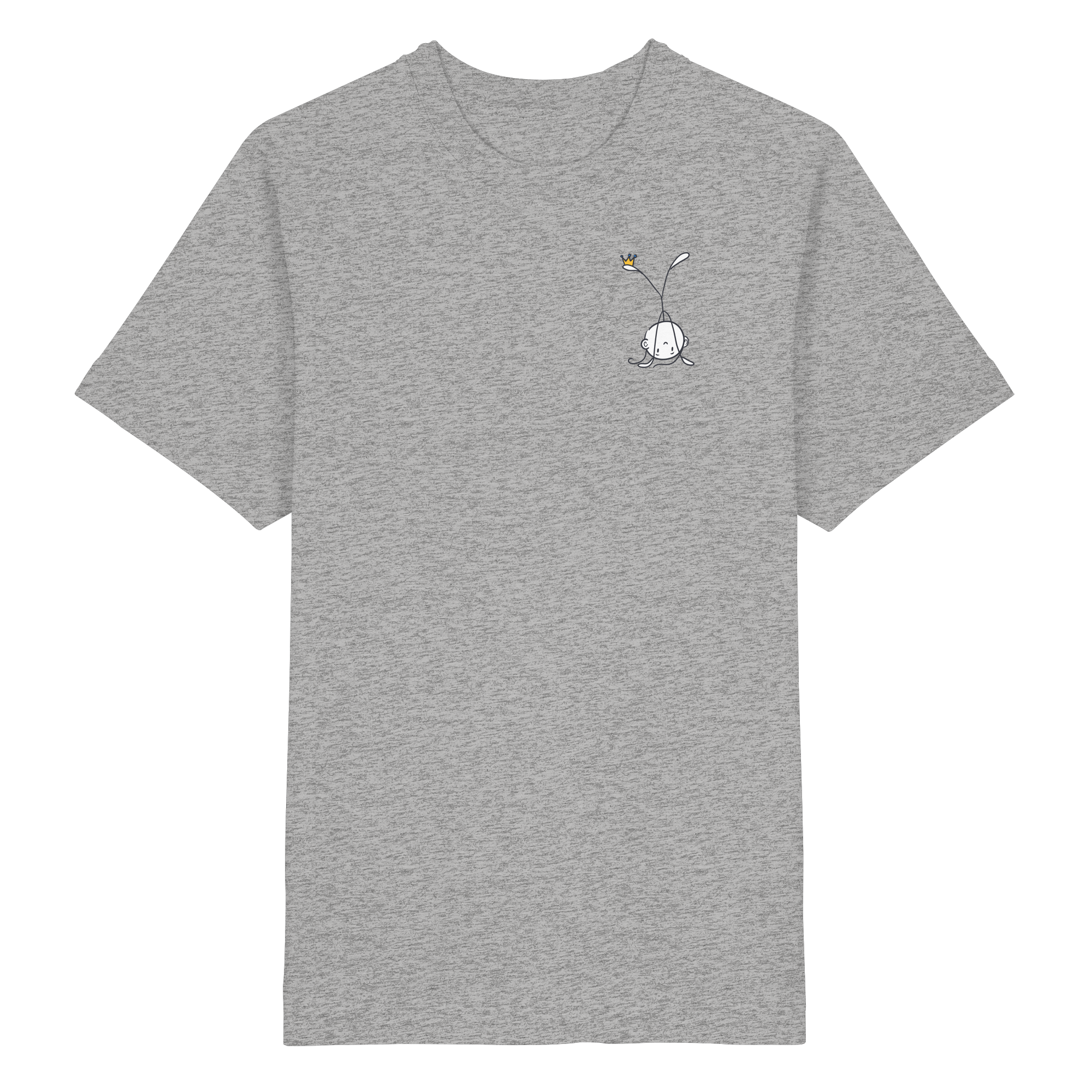 Seelenmännchen "Handstand Edition" Brustprint (hell) - Heavy Oversized Organic Shirt