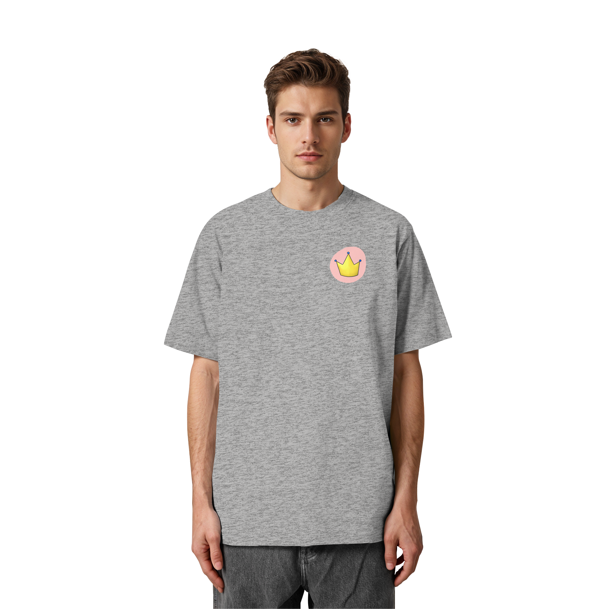 Survivor Queens Logo "Pink Bubble Edition" - Heavy Oversized Organic Shirt