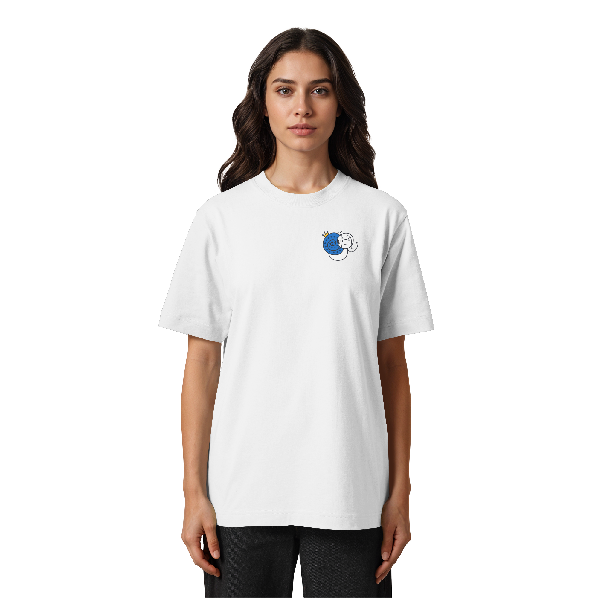 Meine Heilung braucht Zeit "Schwarze Edition" Backprint - Heavy Oversized Organic Shirt