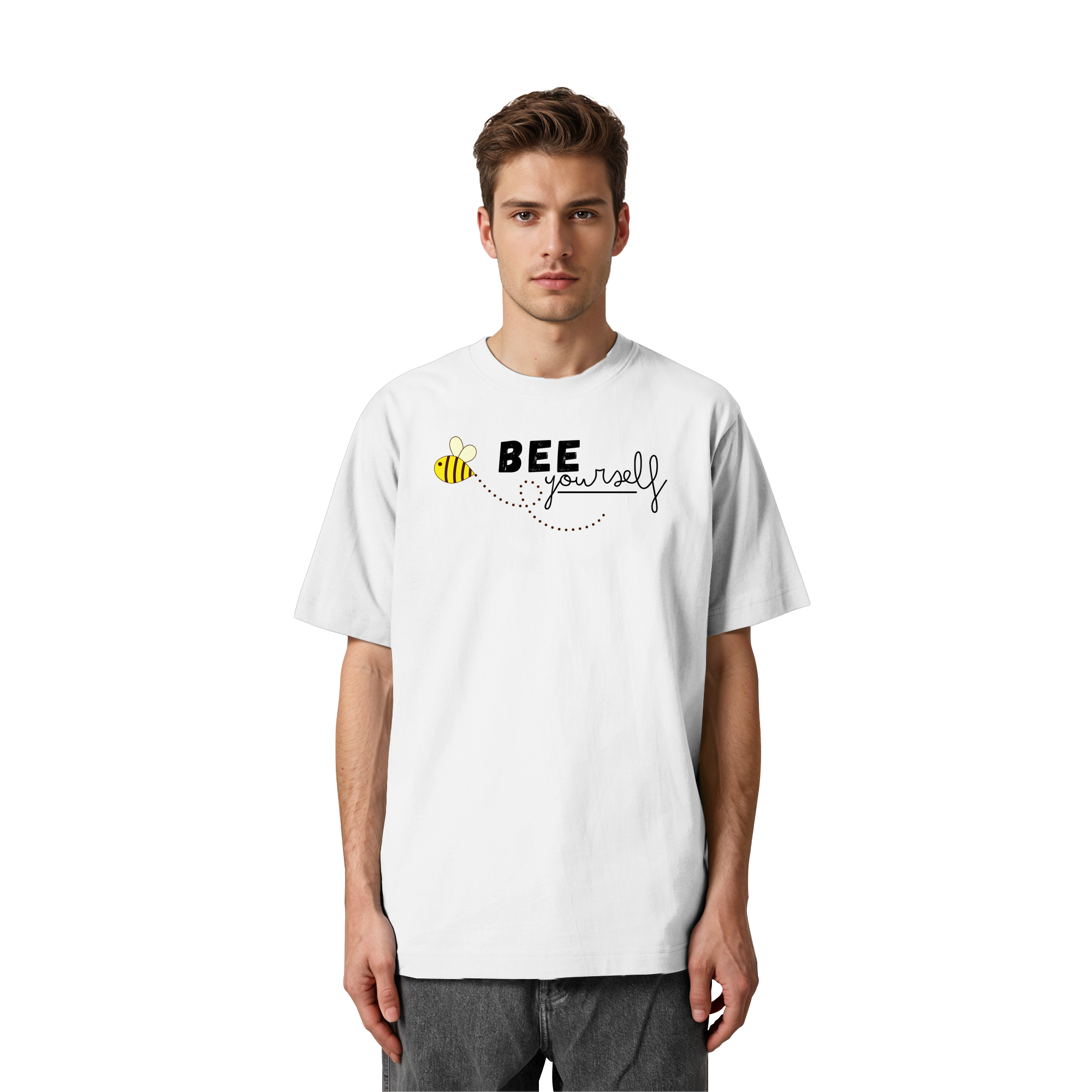Bee yourself "Léon Edition" - Heavy Oversized Organic Shirt