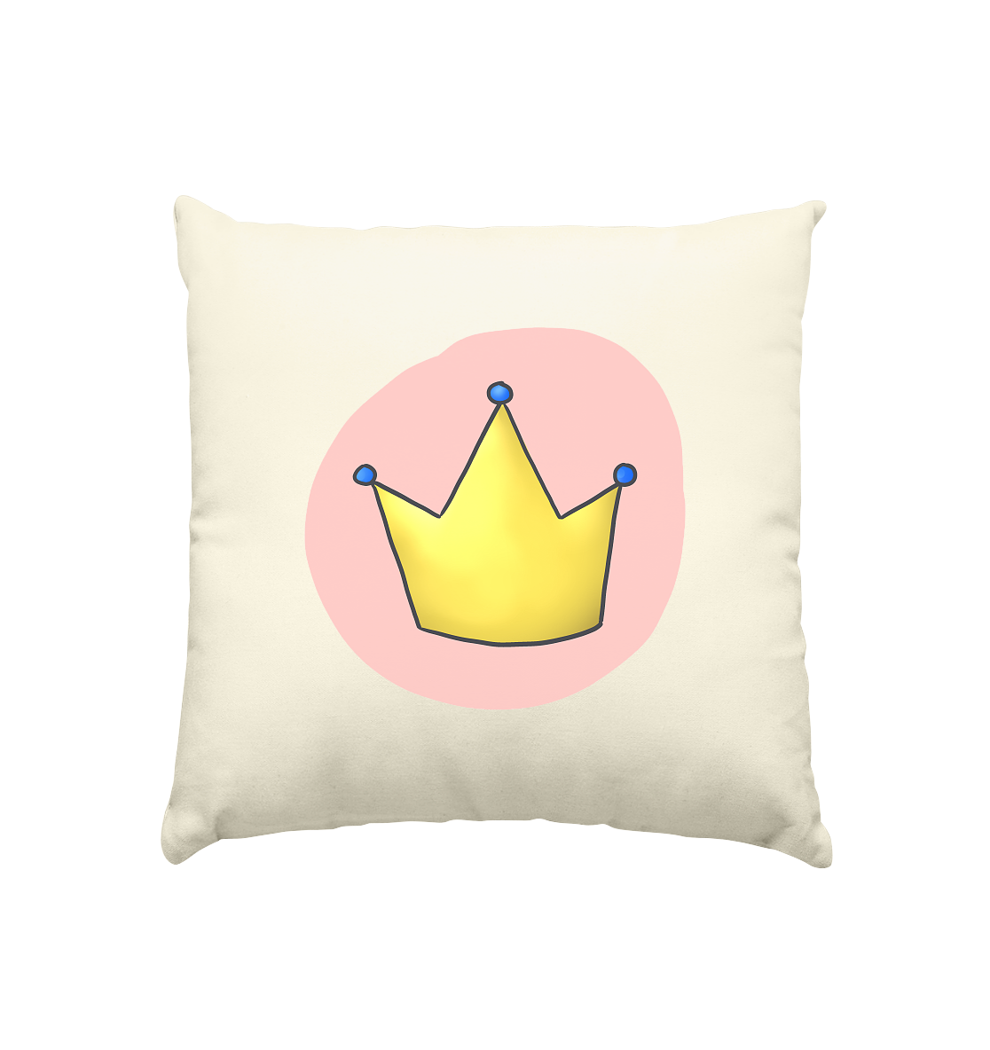 Survivor Queens Logo "Pink Bubble Edition" - Kissen natur 40x40cm