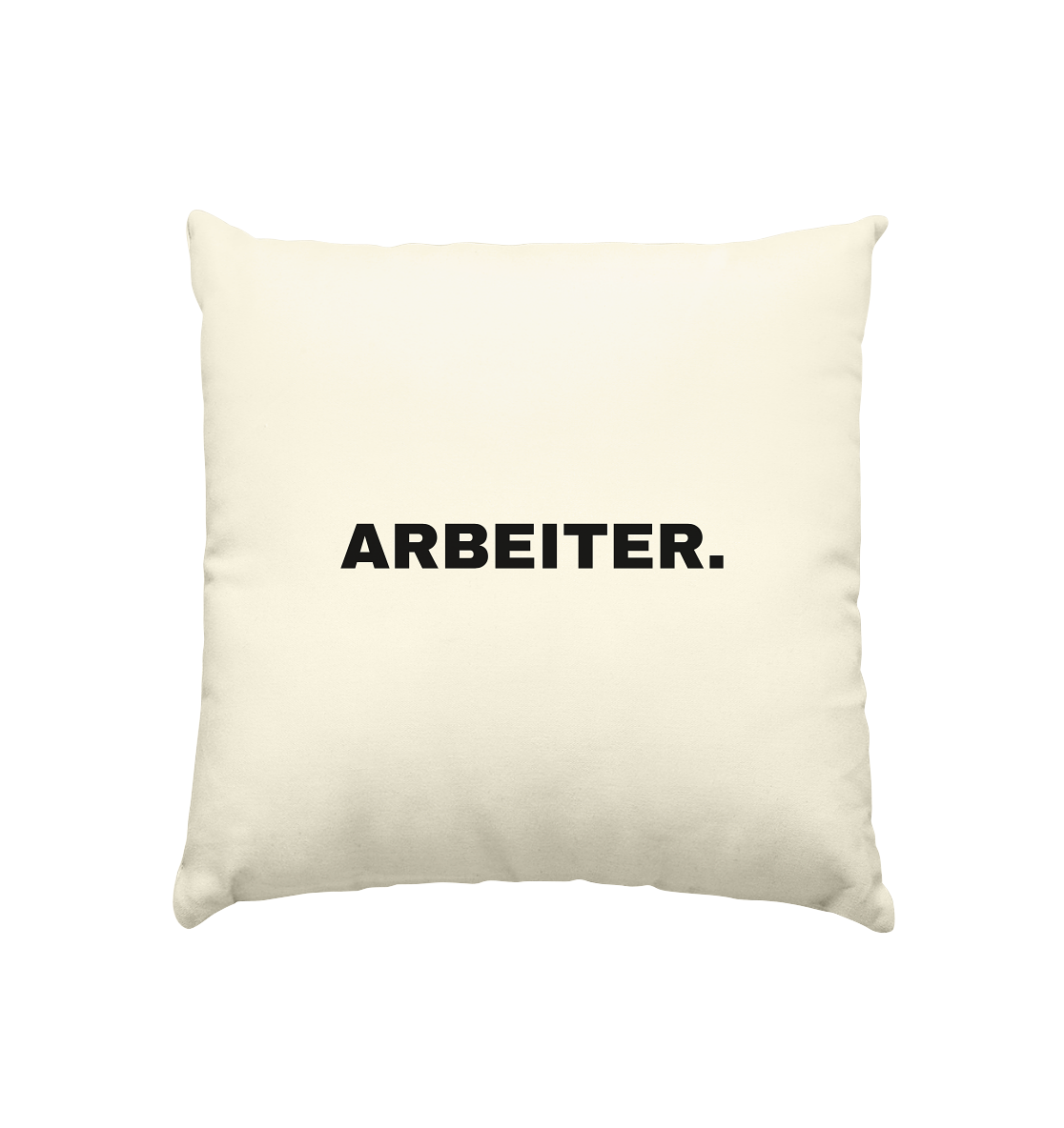 ARBEITER. "Plain Work Edition" - Kissen natur 40x40cm