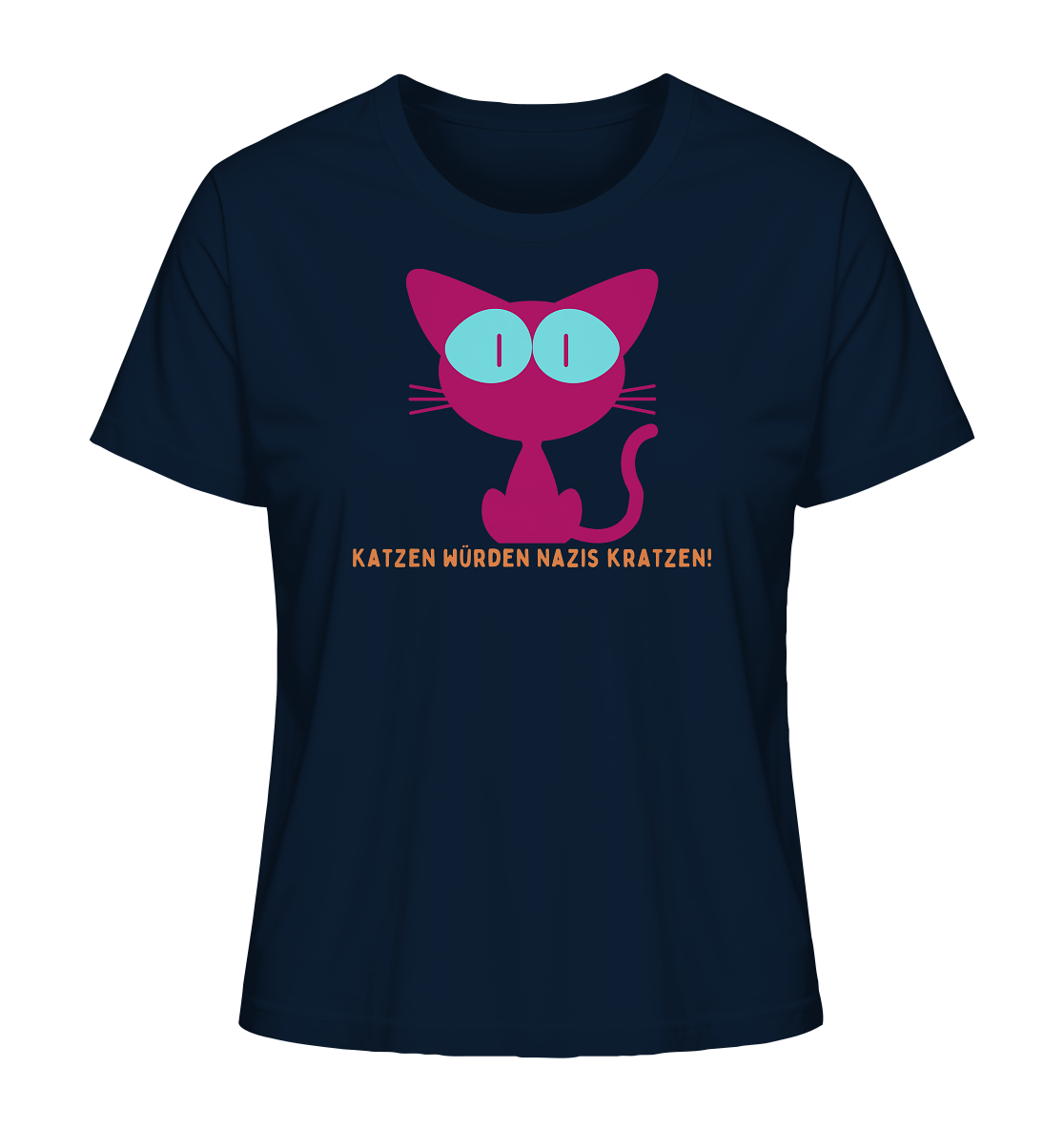Katzen würden Nazis kratzen - Ladies Organic Shirt