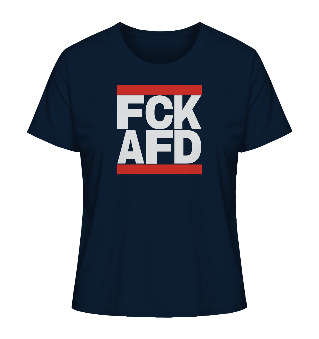 FCK AFD (weiße Schrift) - Ladies Organic Shirt