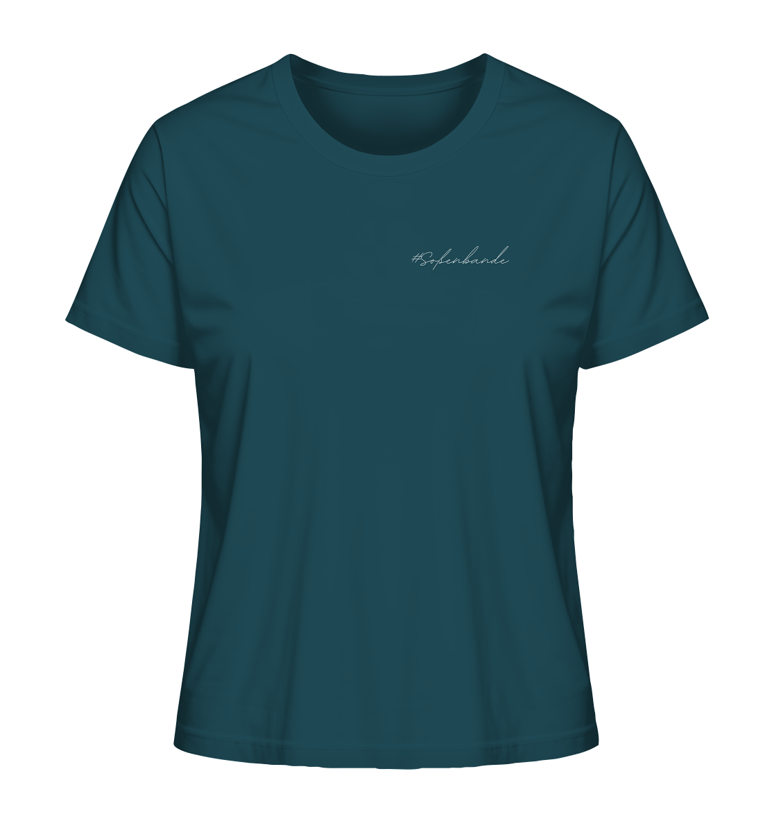 #Soßenbande (weiße Schrift) - Ladies Organic Shirt