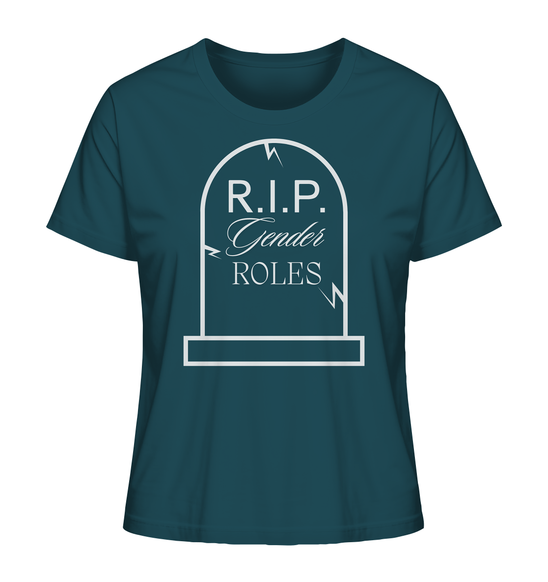 RIP Gender Roles - Ladies Organic Shirt