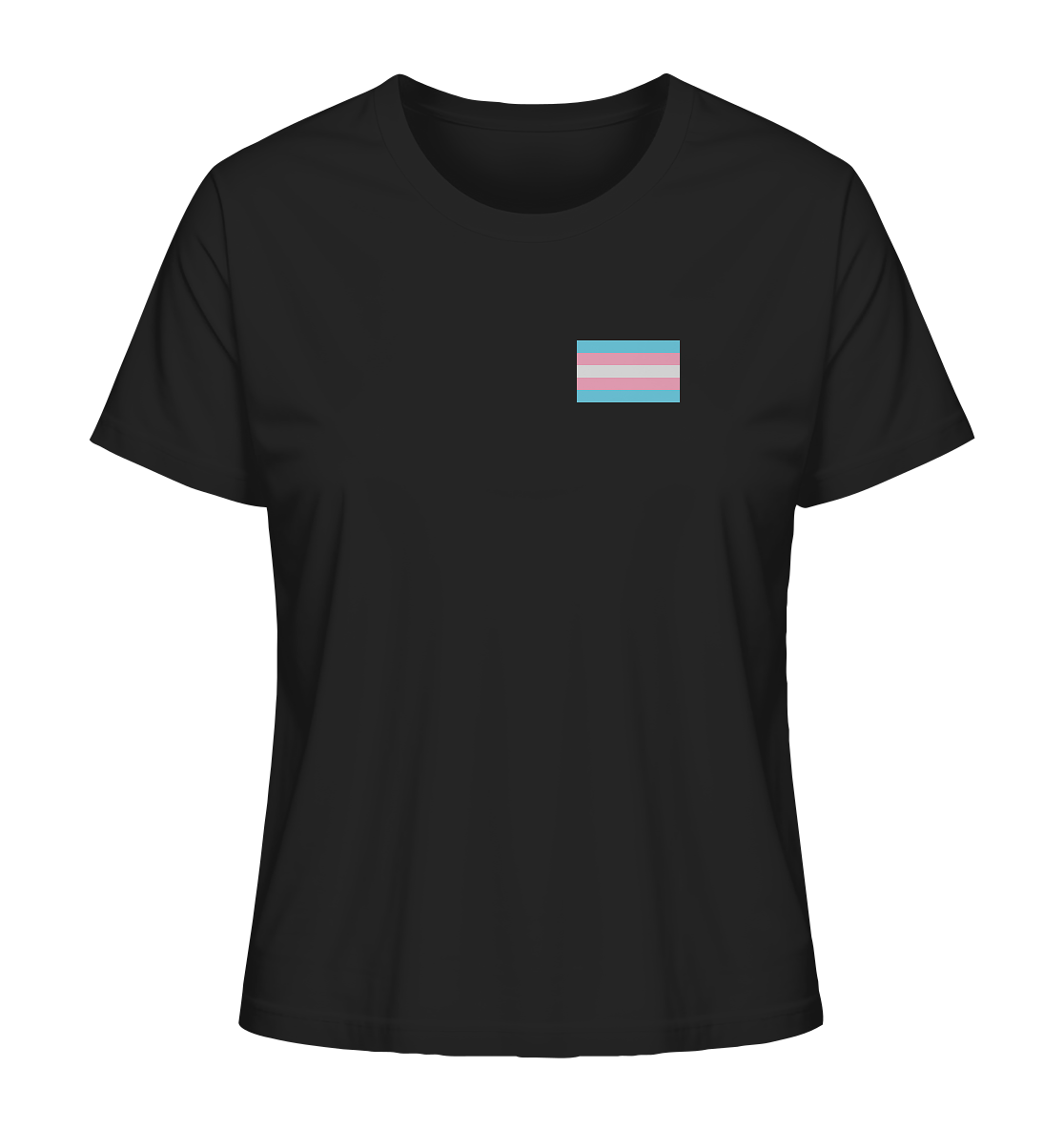Trans Pride Flag - Ladies Organic Shirt