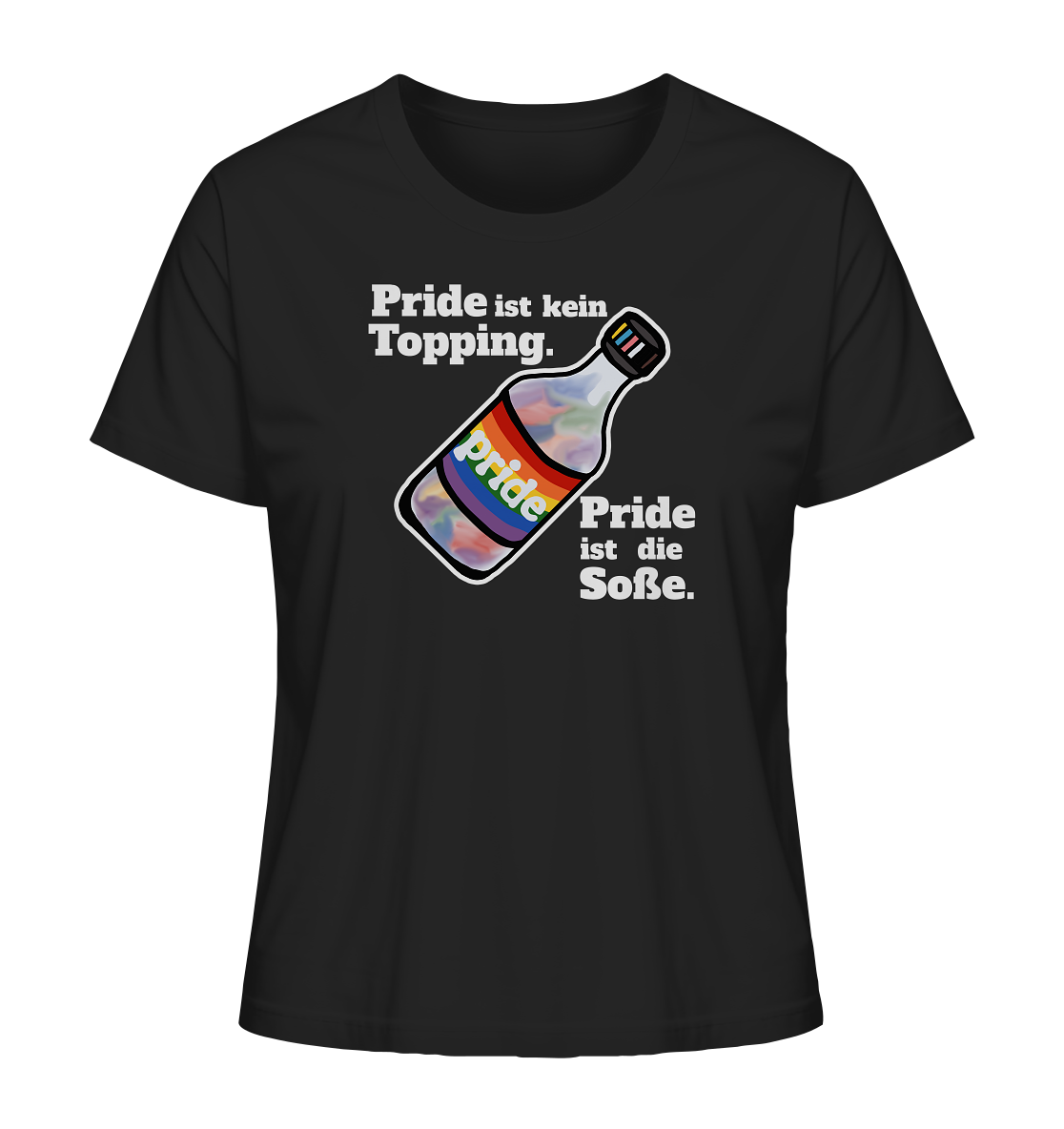 Regenbogen-Soße: Die Hauptzutat (dunkel) - Ladies Organic Shirt