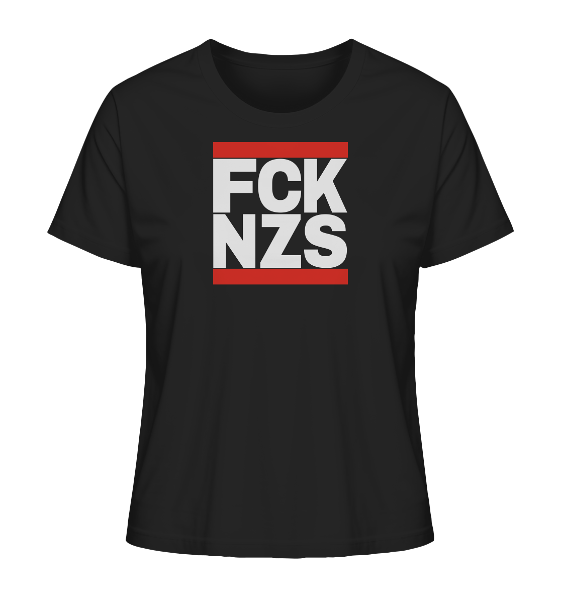 FCK NZS (weiße Schrift) - Ladies Organic Shirt