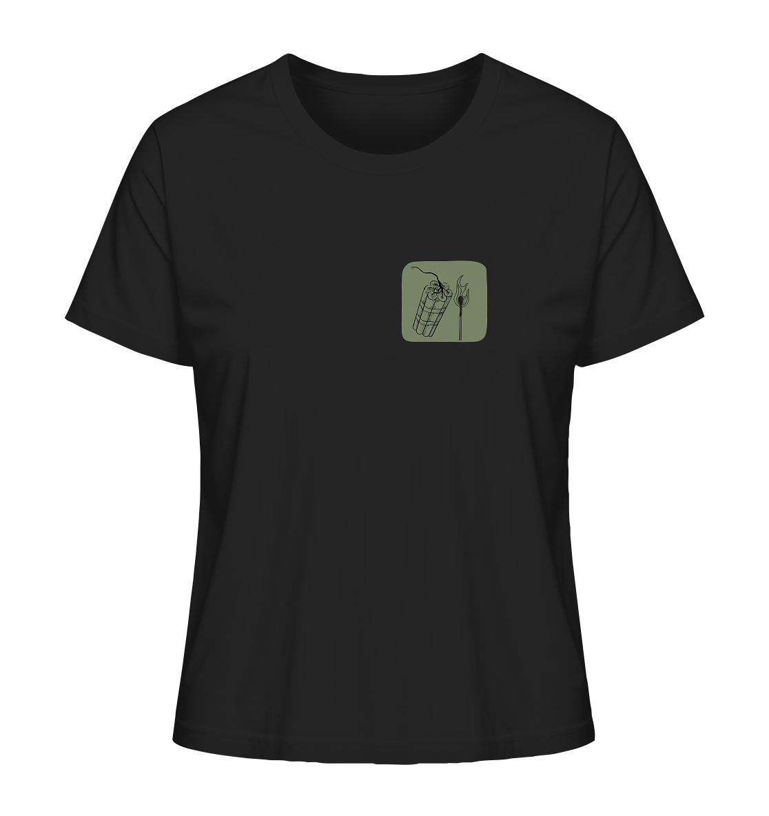 Feuer und Flamme fürs Patriarchat - Ladies Organic Shirt