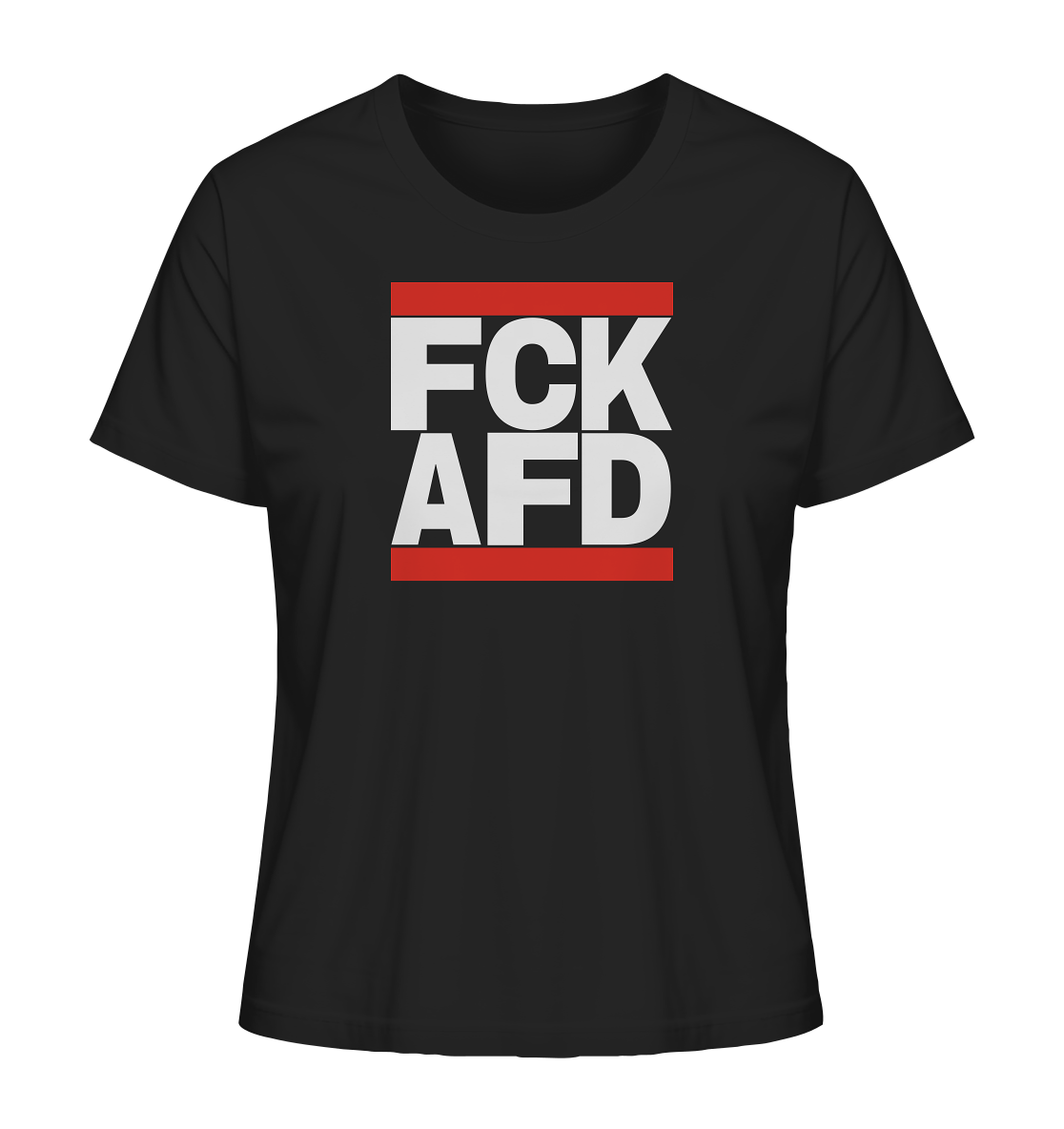 FCK AFD (weiße Schrift) - Ladies Organic Shirt