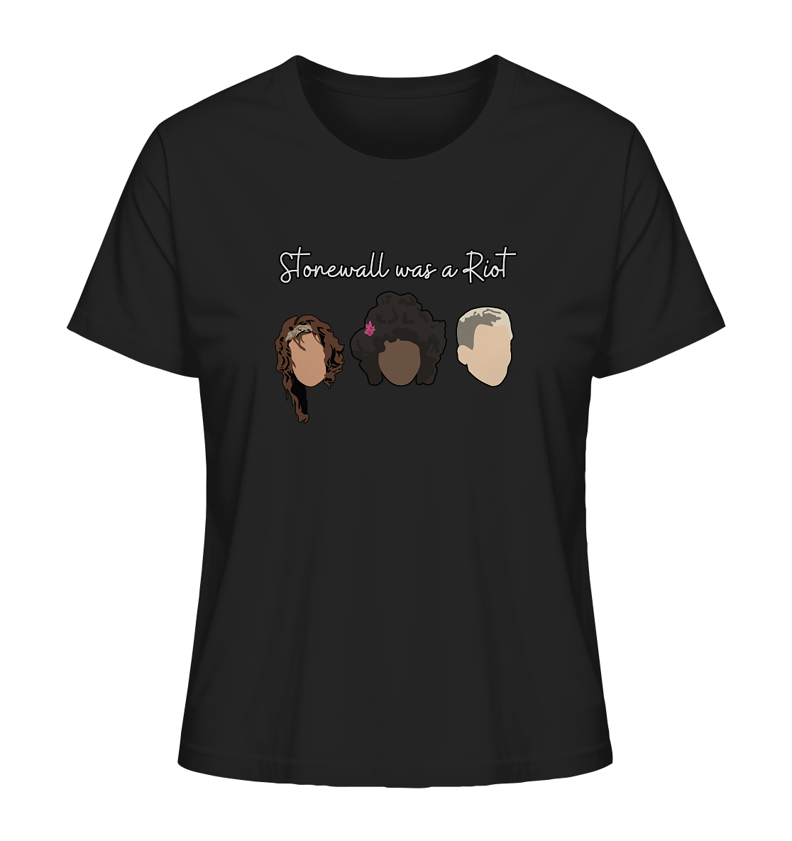 Stonewall was a Riot "Icons Edition" (dunkel) - Ladies Organic Shirt
