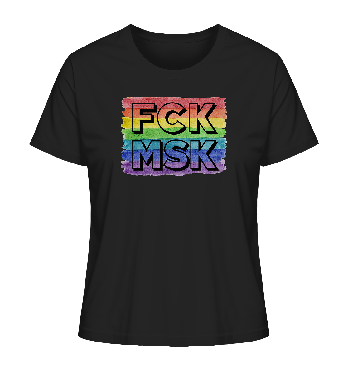 FCK MSK "Rainbow Resistance Edition" - Ladies Organic Shirt