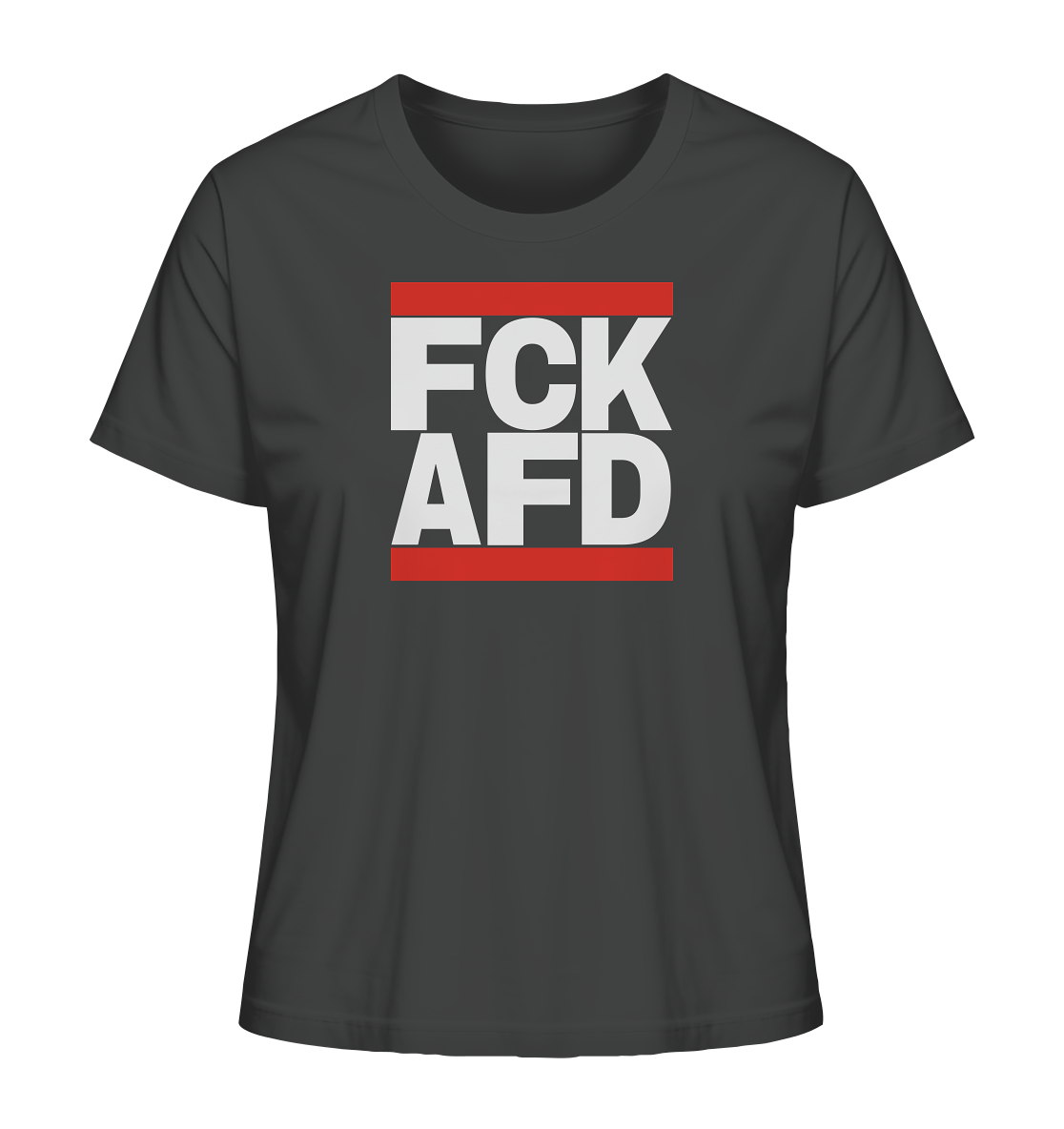 FCK AFD (weiße Schrift) - Ladies Organic Shirt