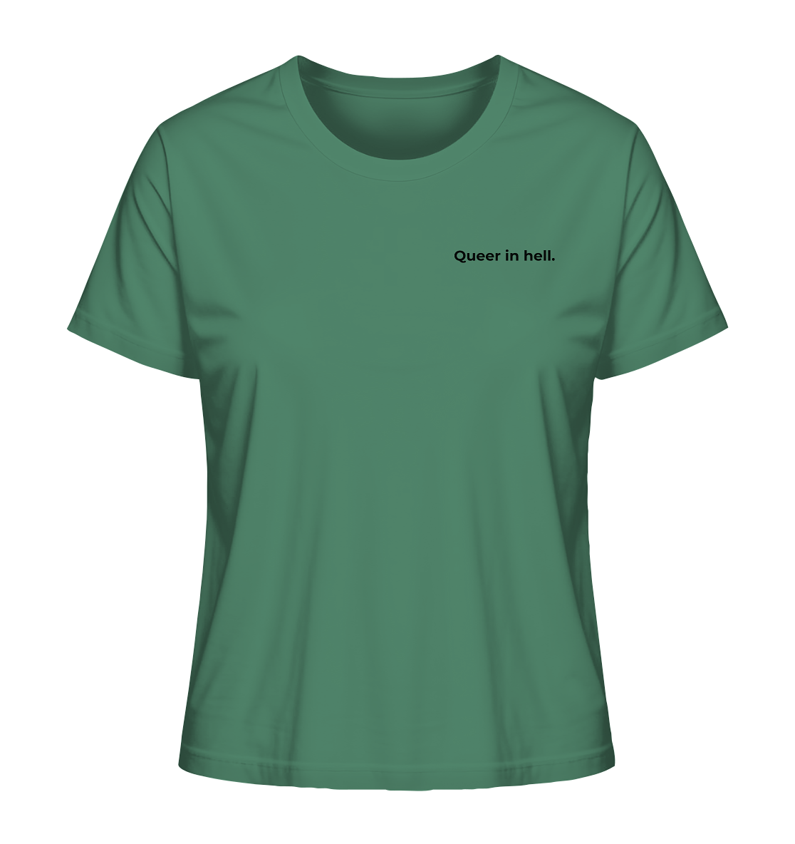 Queer in Hell '25 Backprint - Ladies Organic Shirt