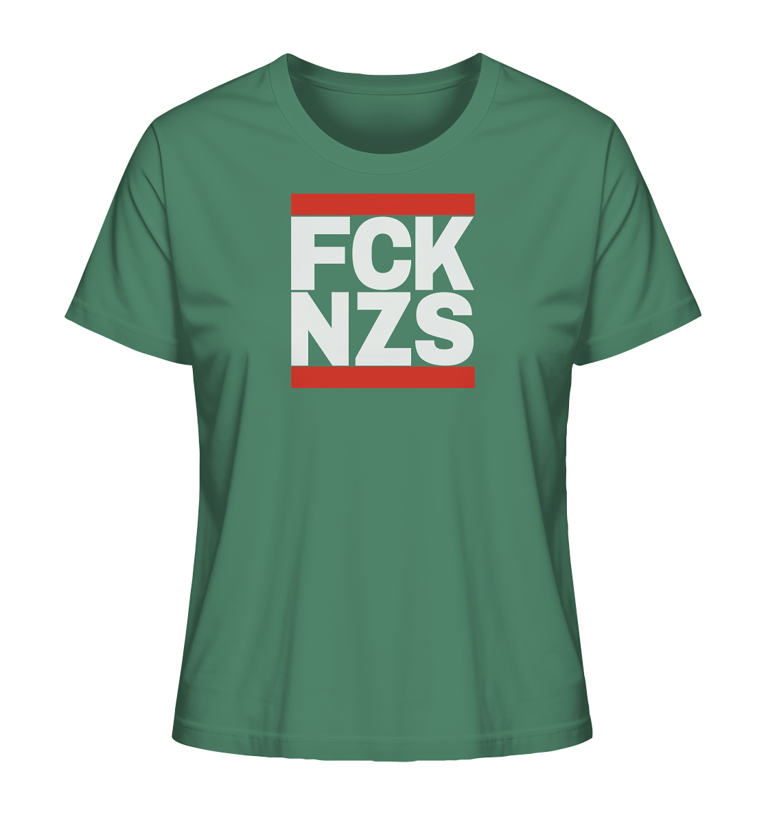 FCK NZS (weiße Schrift) - Ladies Organic Shirt