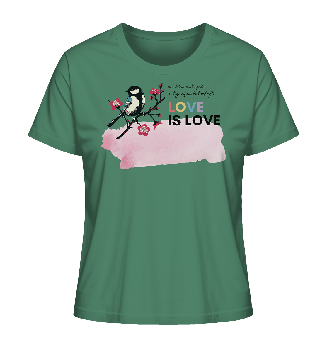 Kleine Flügel, große Botschaft - Ladies Organic Shirt