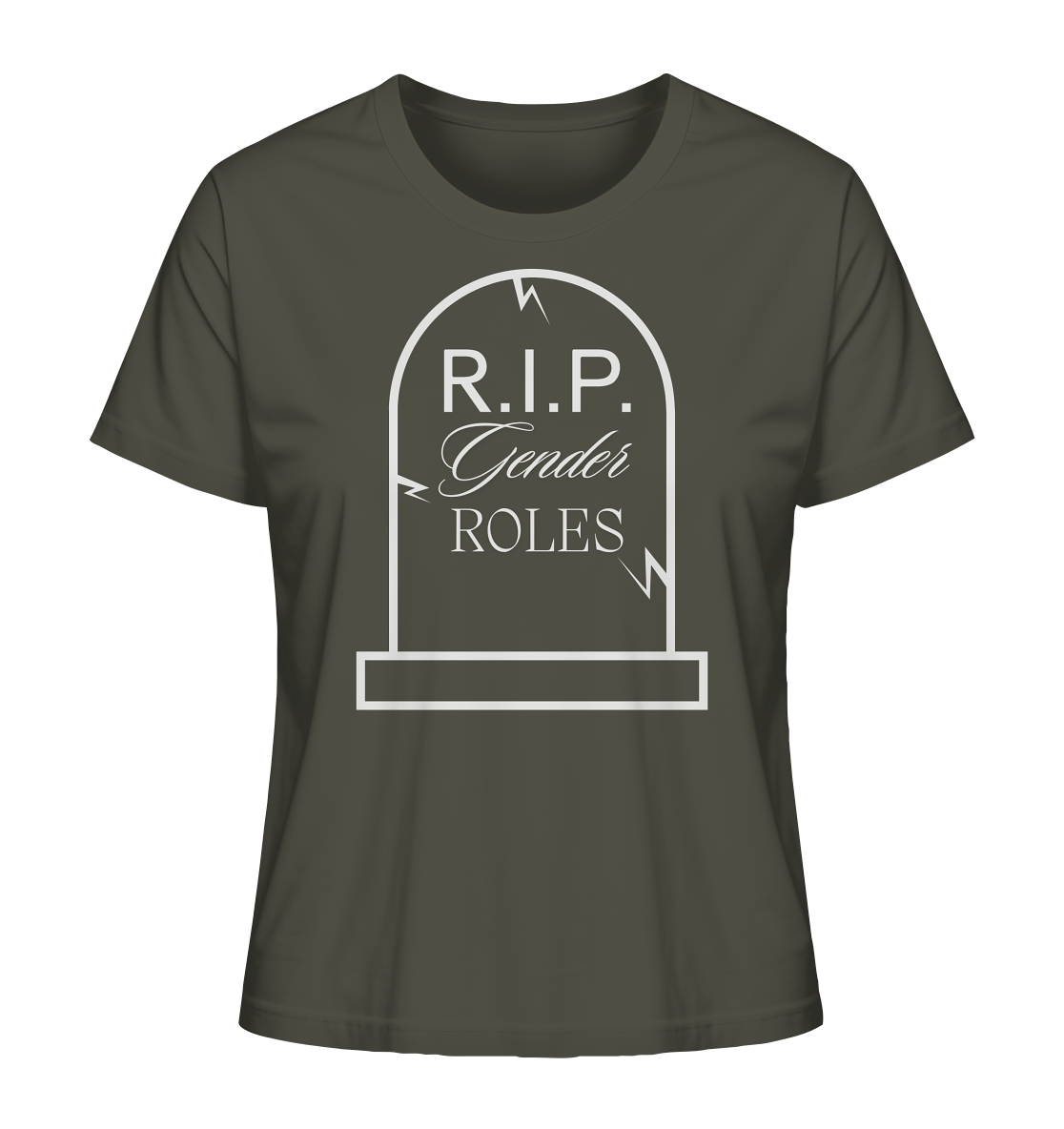 RIP Gender Roles - Ladies Organic Shirt