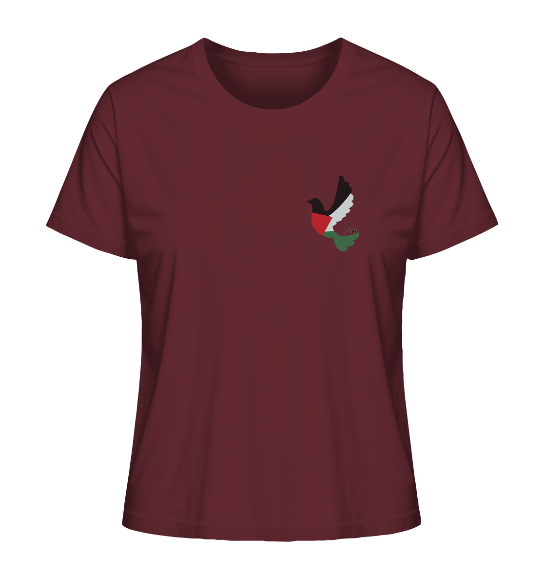 Free Palestine "Unbroken Wings Edition" - Ladies Organic Shirt