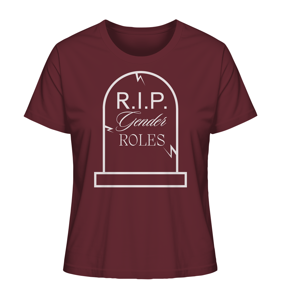 RIP Gender Roles - Ladies Organic Shirt