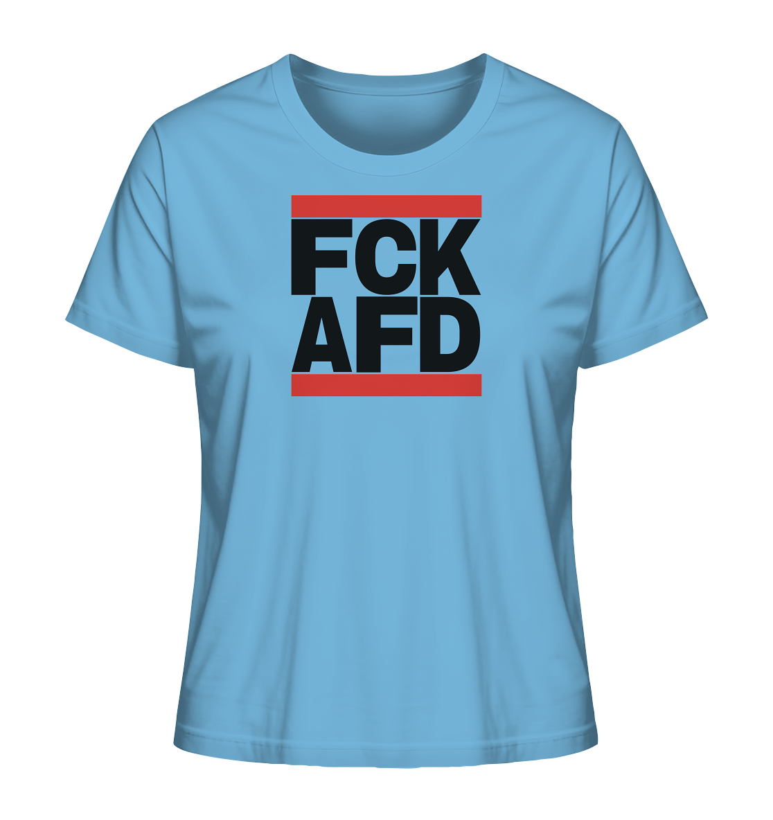 FCK AFD (schwarze Schrift) - Ladies Organic Shirt