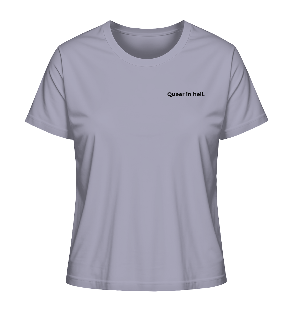 Queer in Hell '25 Backprint - Ladies Organic Shirt