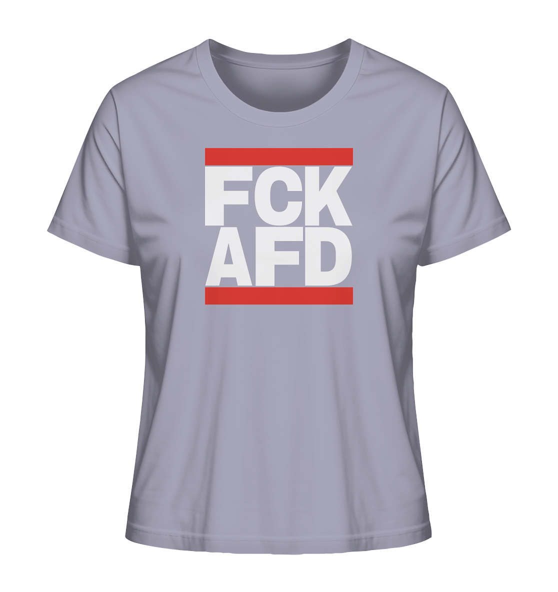 FCK AFD (weiße Schrift) - Ladies Organic Shirt