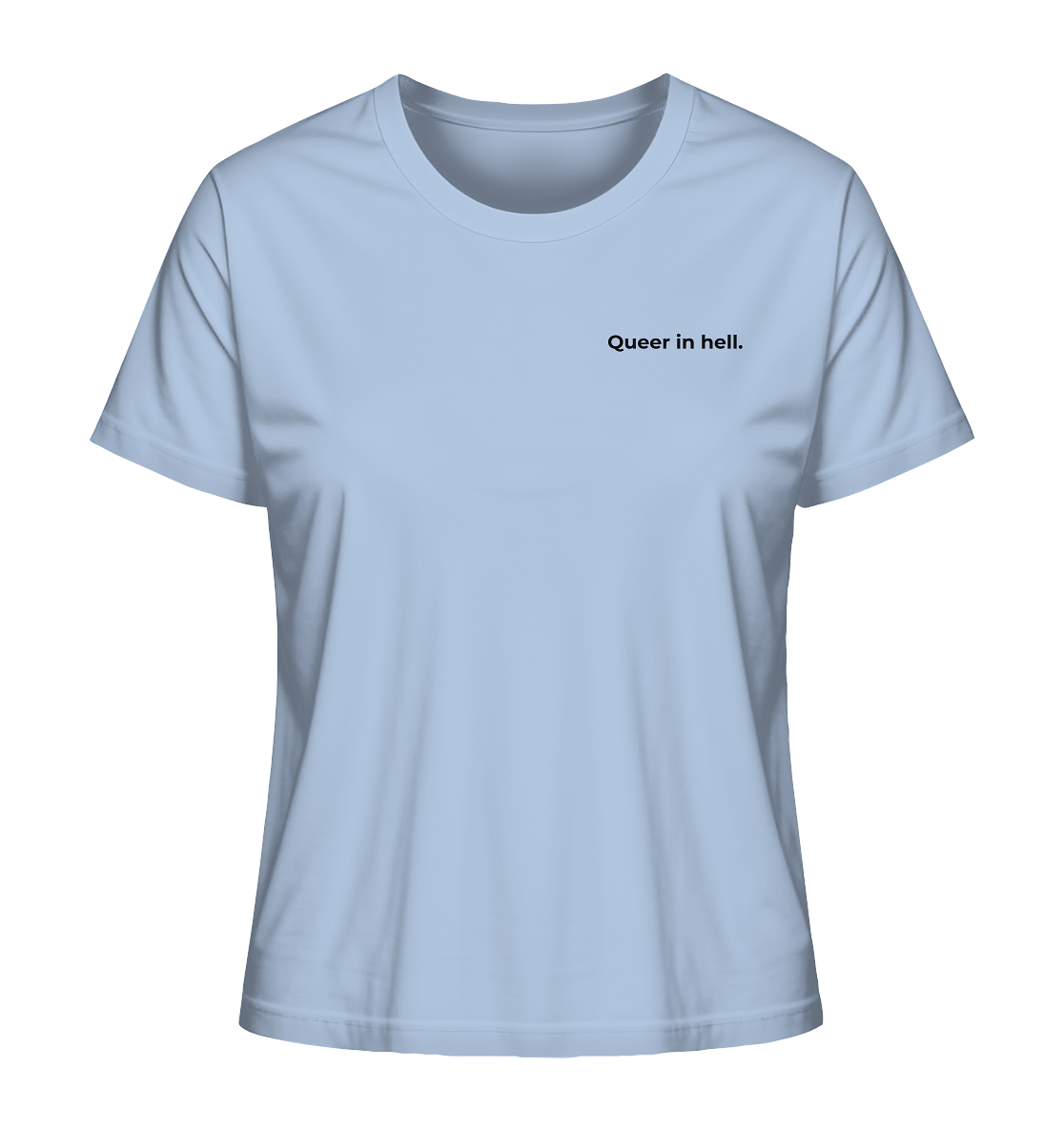 Queer in Hell '25 Backprint - Ladies Organic Shirt