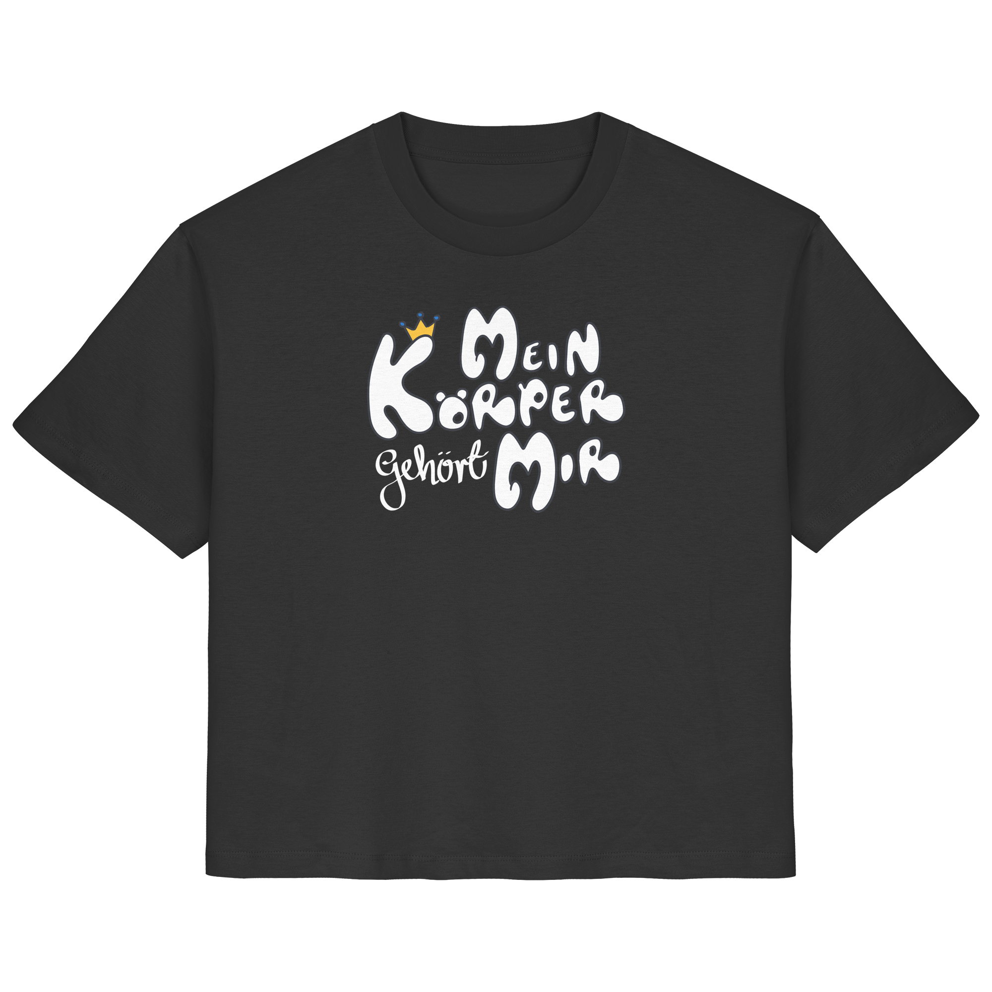 Mein Körper gehört mir "Weiße Edition" - Ladies Organic Shirt