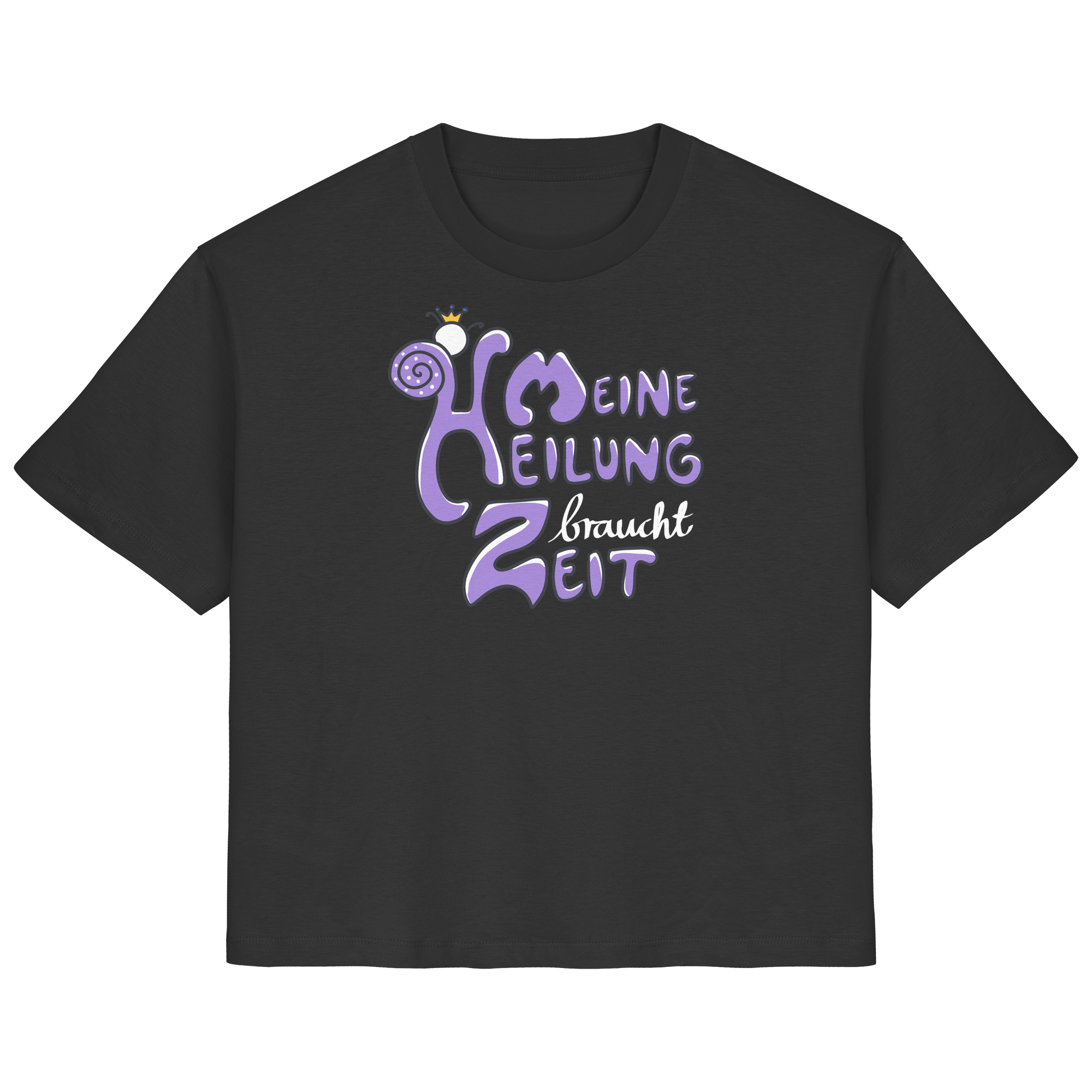 Meine Heilung braucht Zeit "Lila Edition" - Ladies Organic Shirt