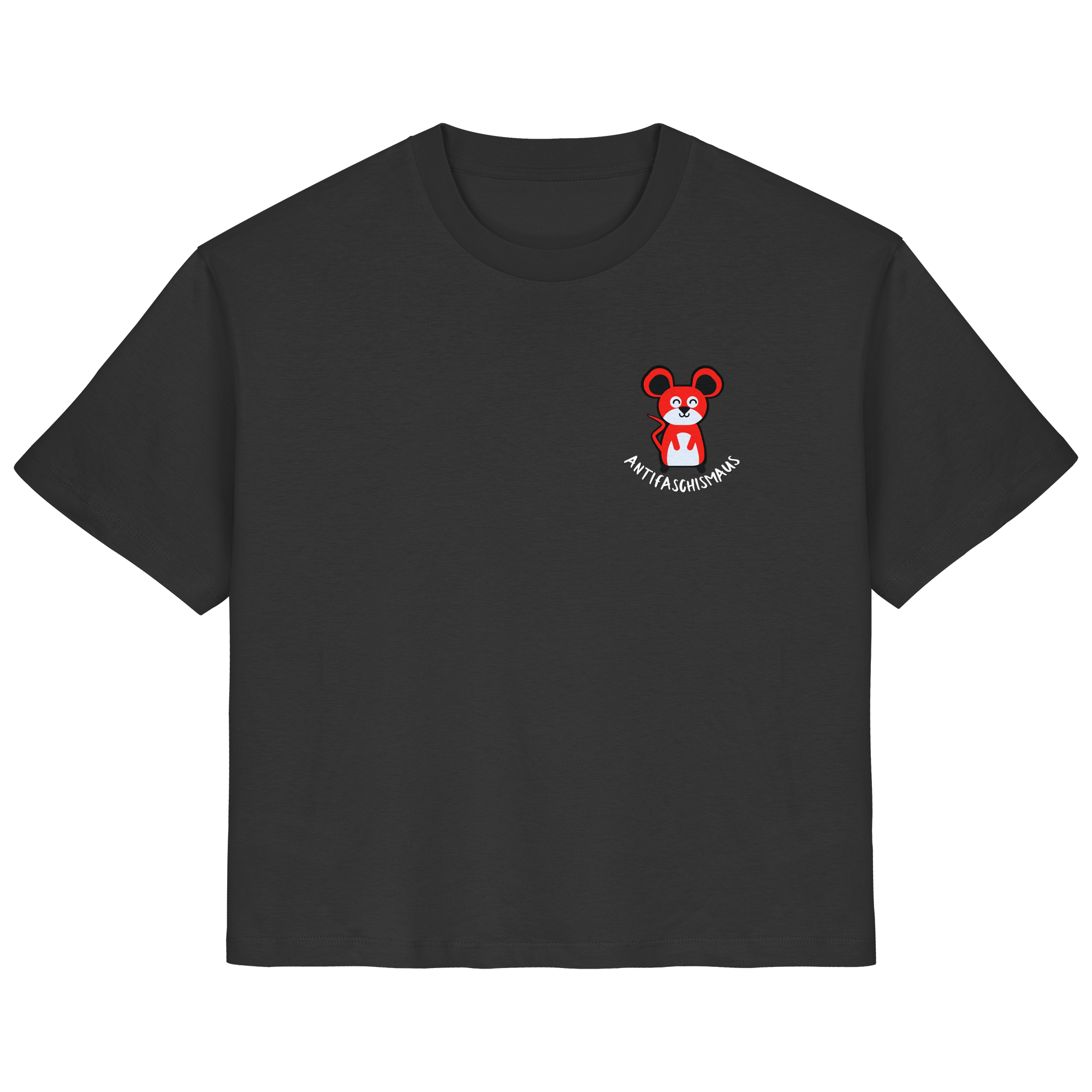 Antifaschismaus - Ladies Organic Shirt