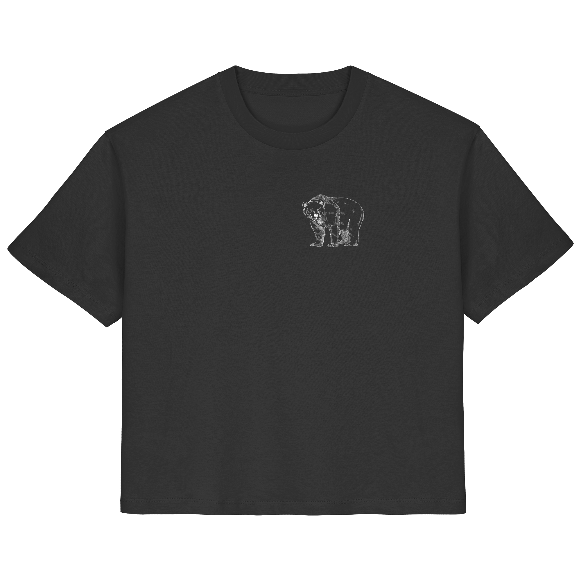 Team Bär Backprint (weiß) - Ladies Organic Shirt
