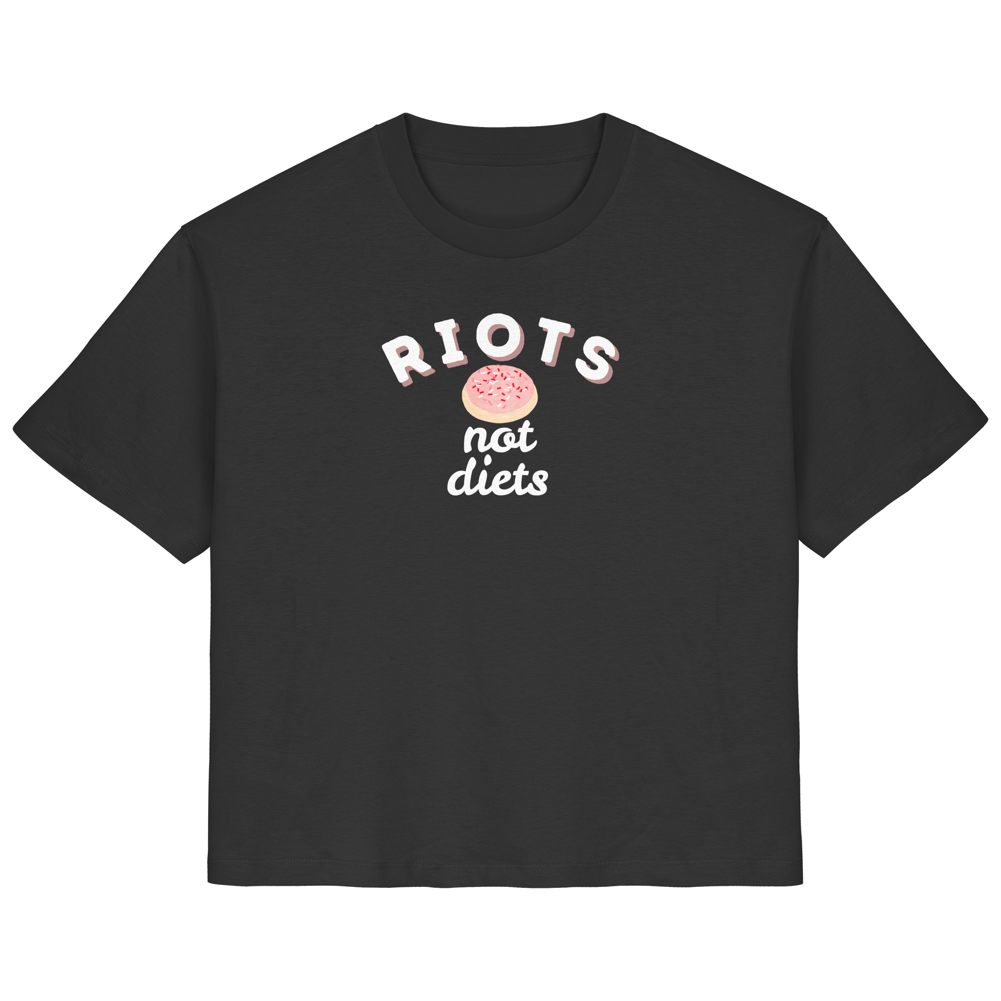 Riots not Diets - Ladies Organic Shirt