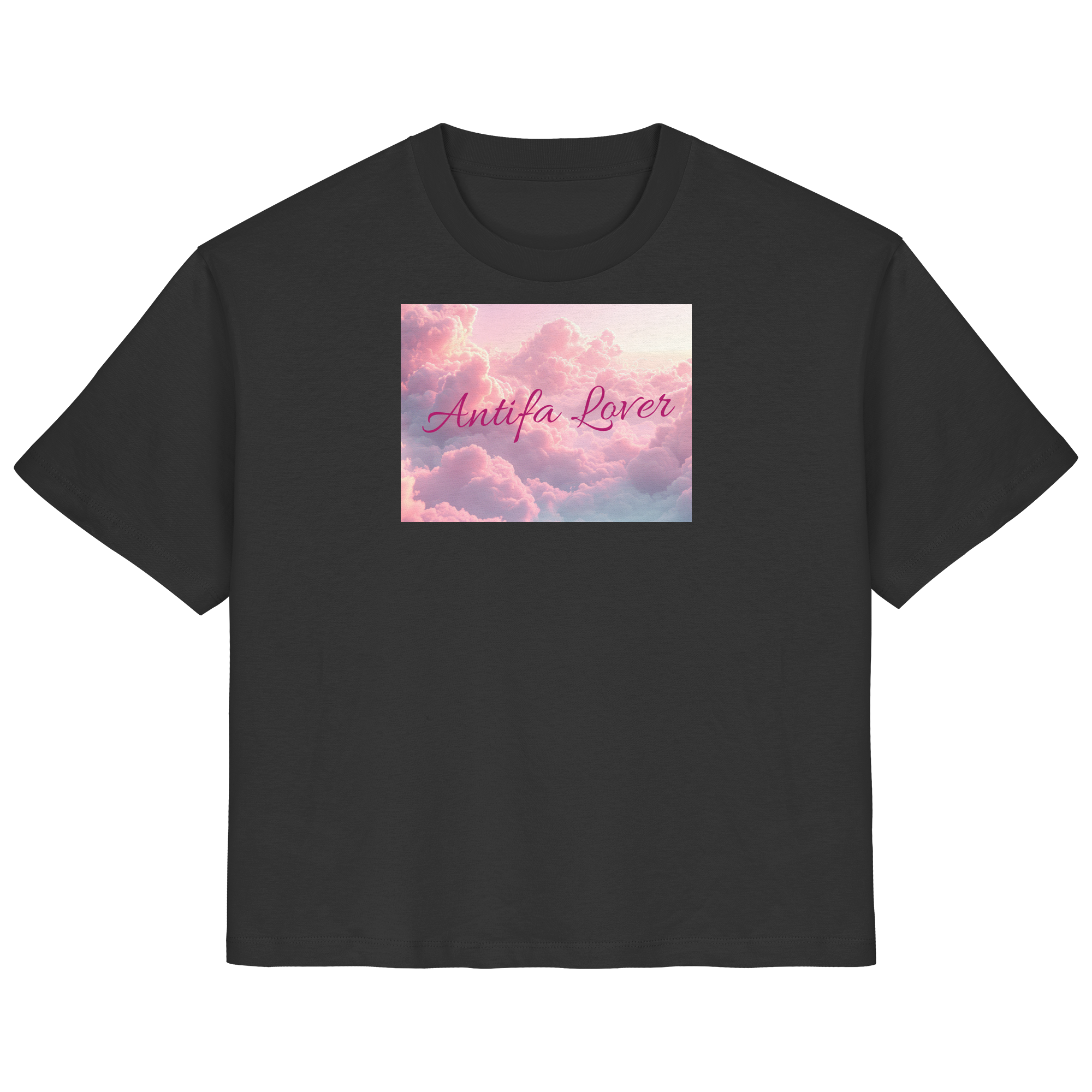 Antifa Lover Backprint - Ladies Organic Shirt