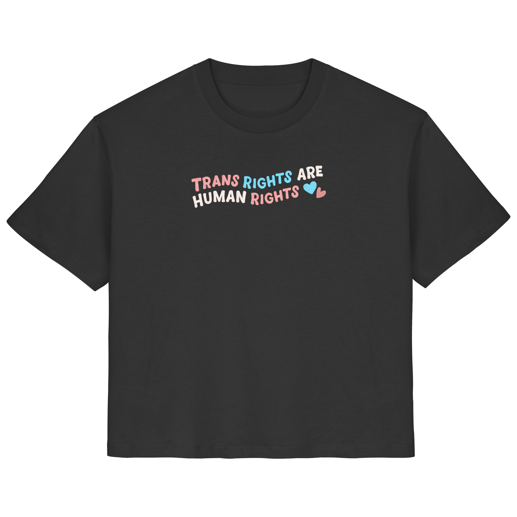Trans Rights are Human Rights "Pastel Power Edition" - Ladies Organic Shirt