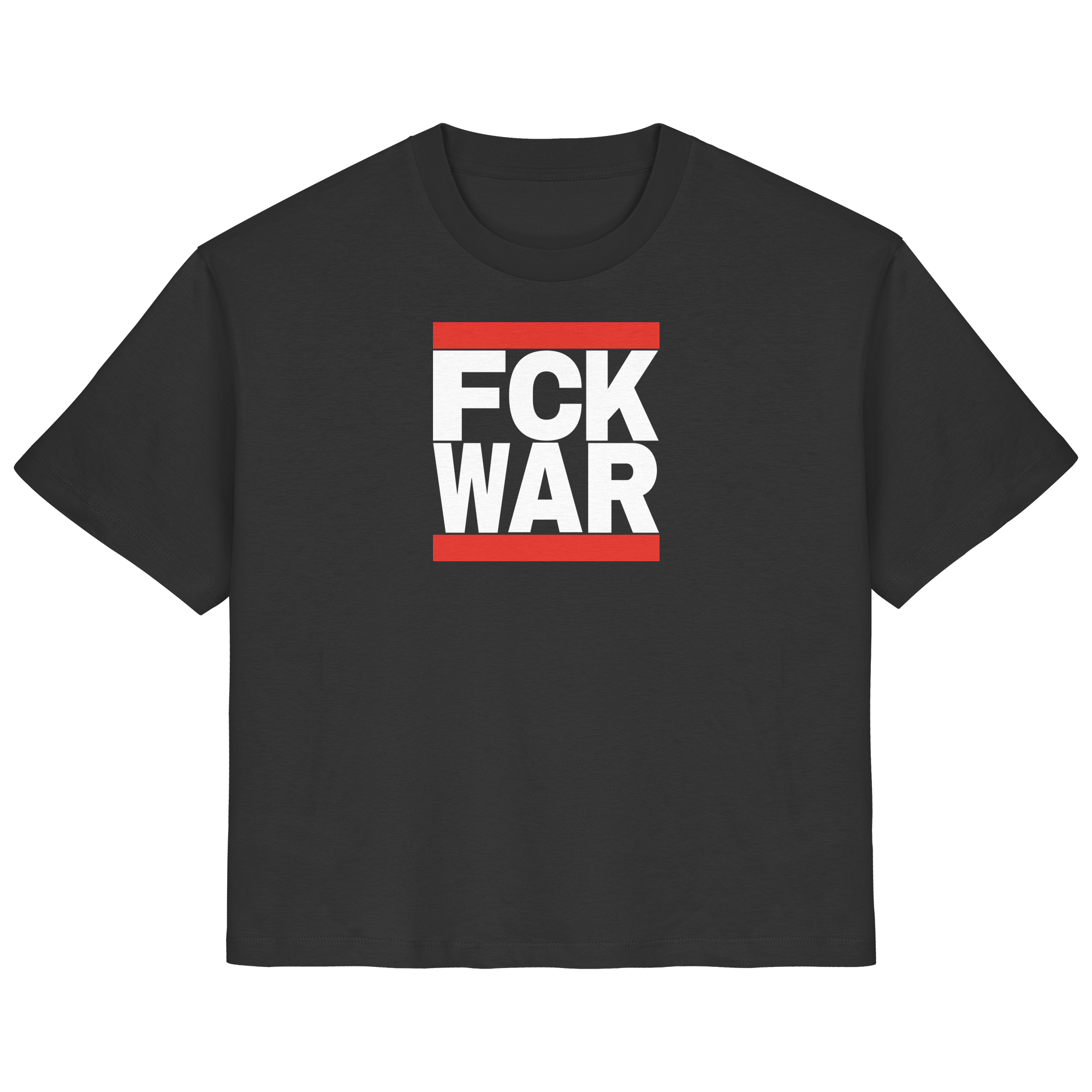 FCK WAR (weiße Schrift) - Ladies Organic Shirt