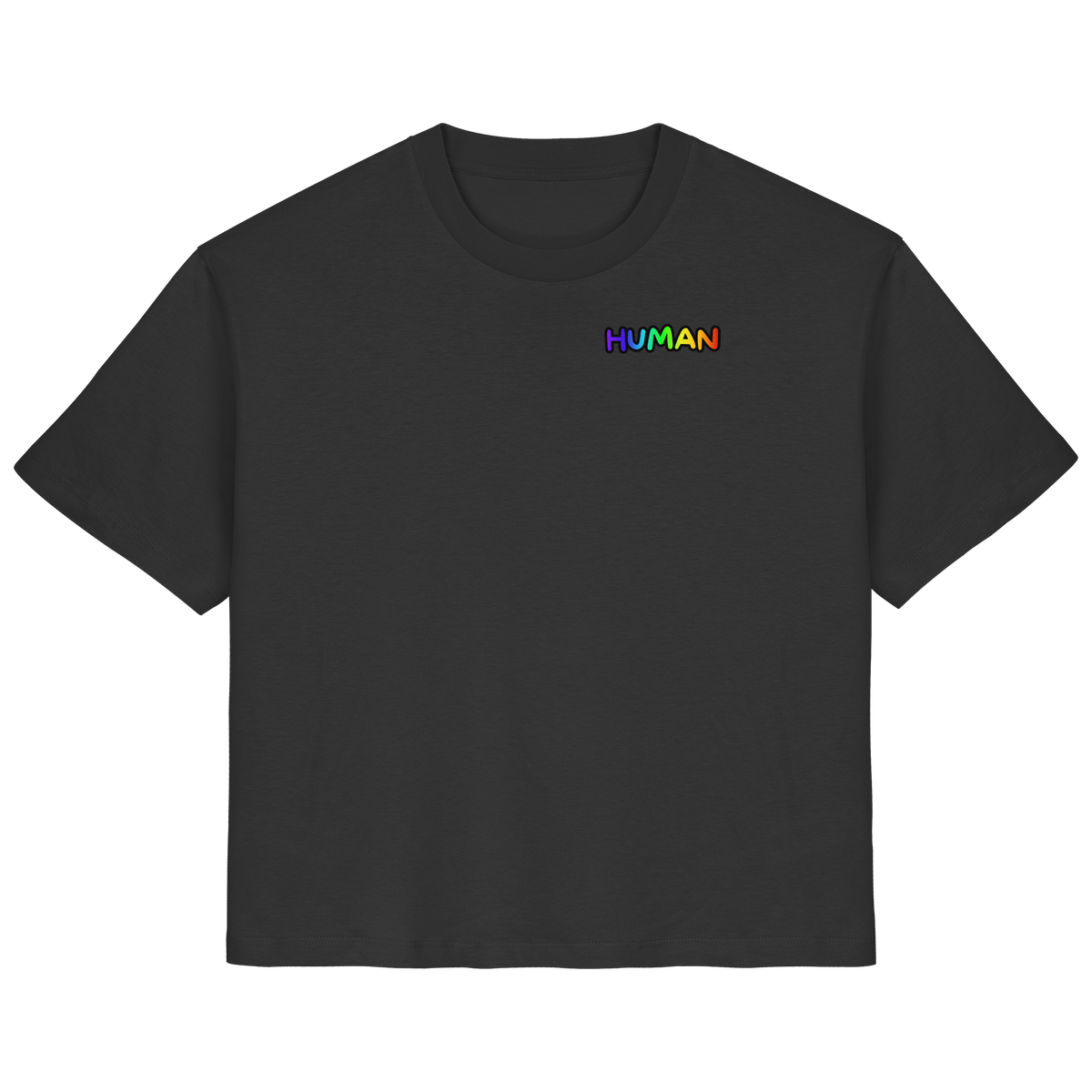 HUMAN in Regenbogen Farben "Bubble Edition" - Ladies Organic Shirt