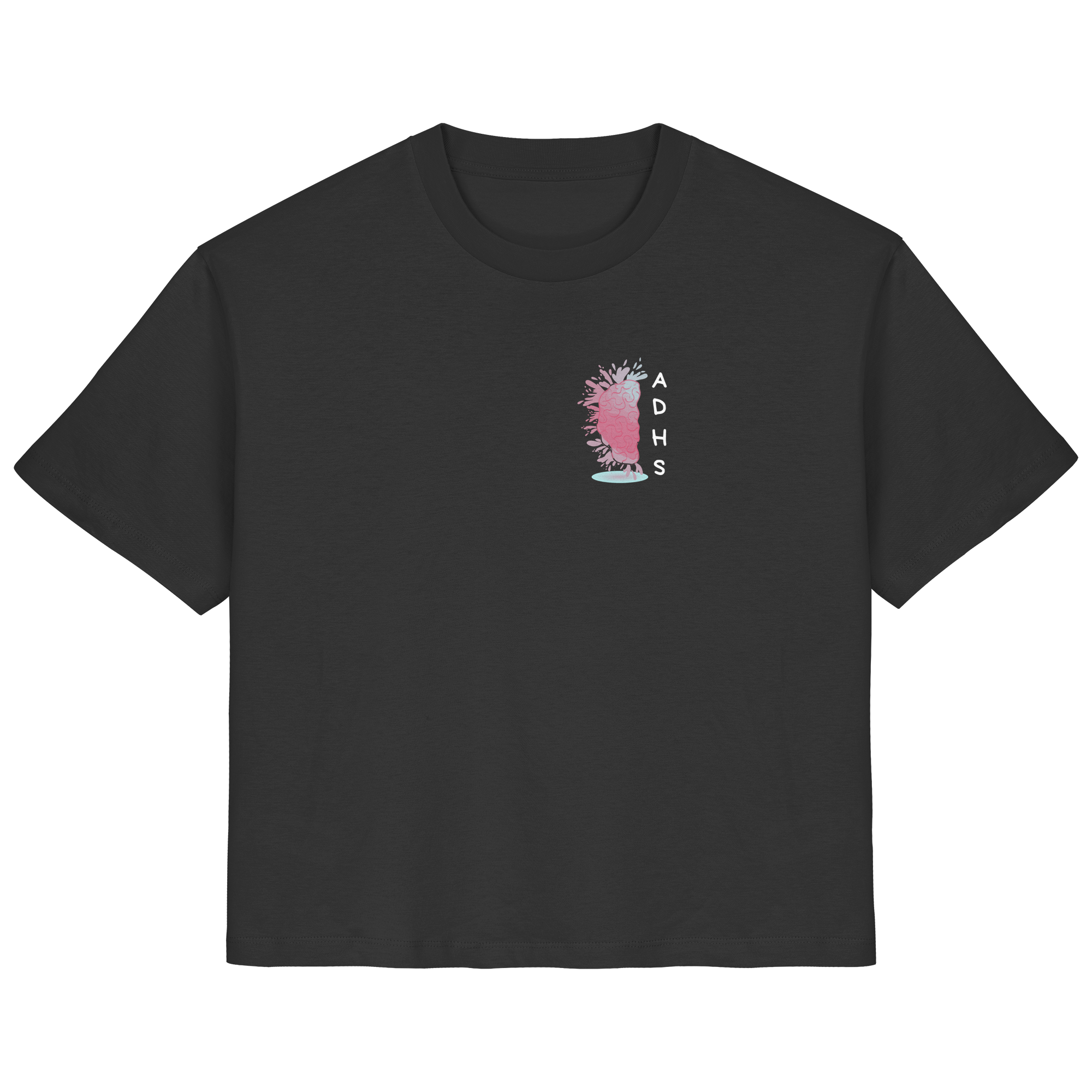 ADHS Aktiv Direkt Humorvoll Sozial Backprint - Ladies Organic Shirt