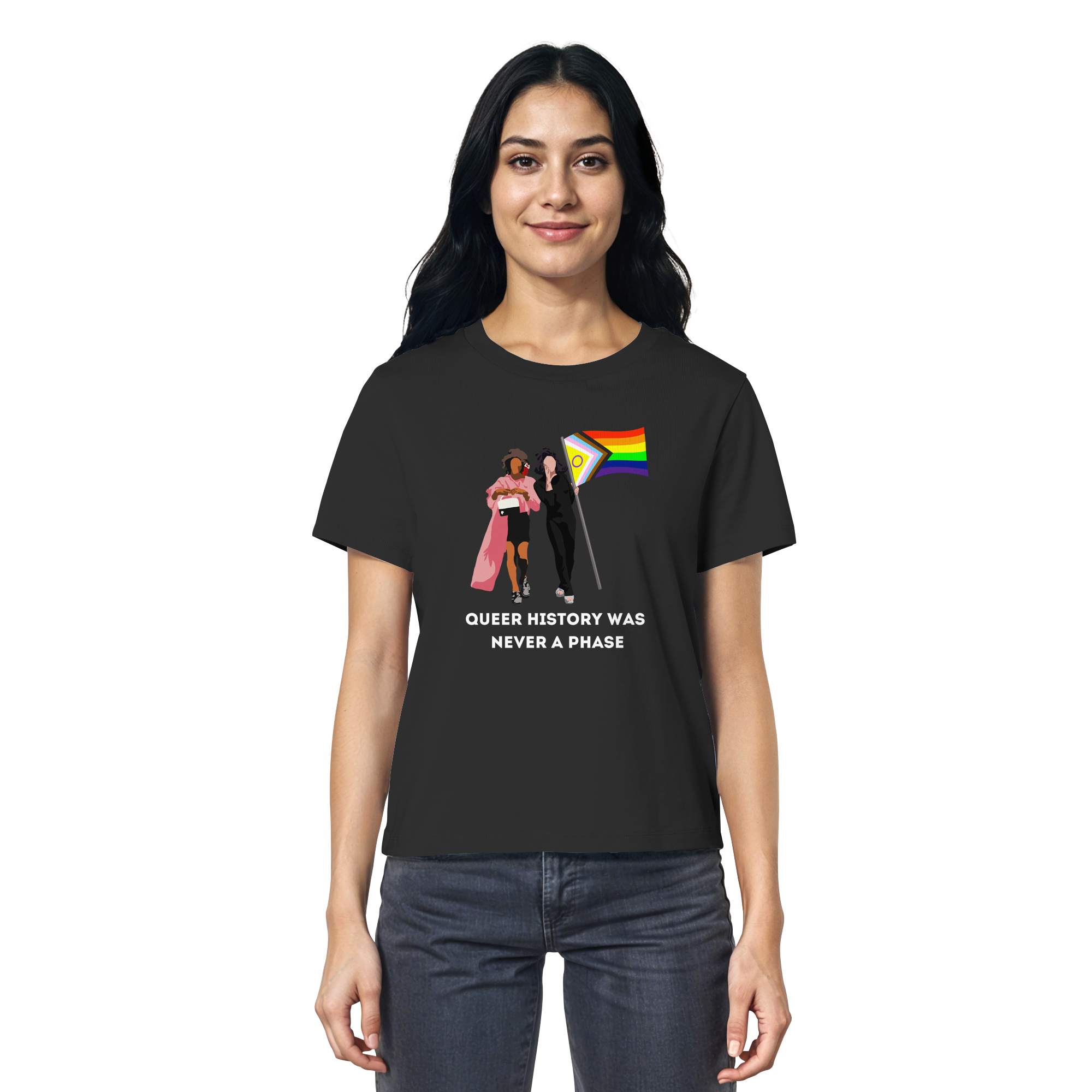 Queer History Was Never A Phase - Ladies Organic Shirt