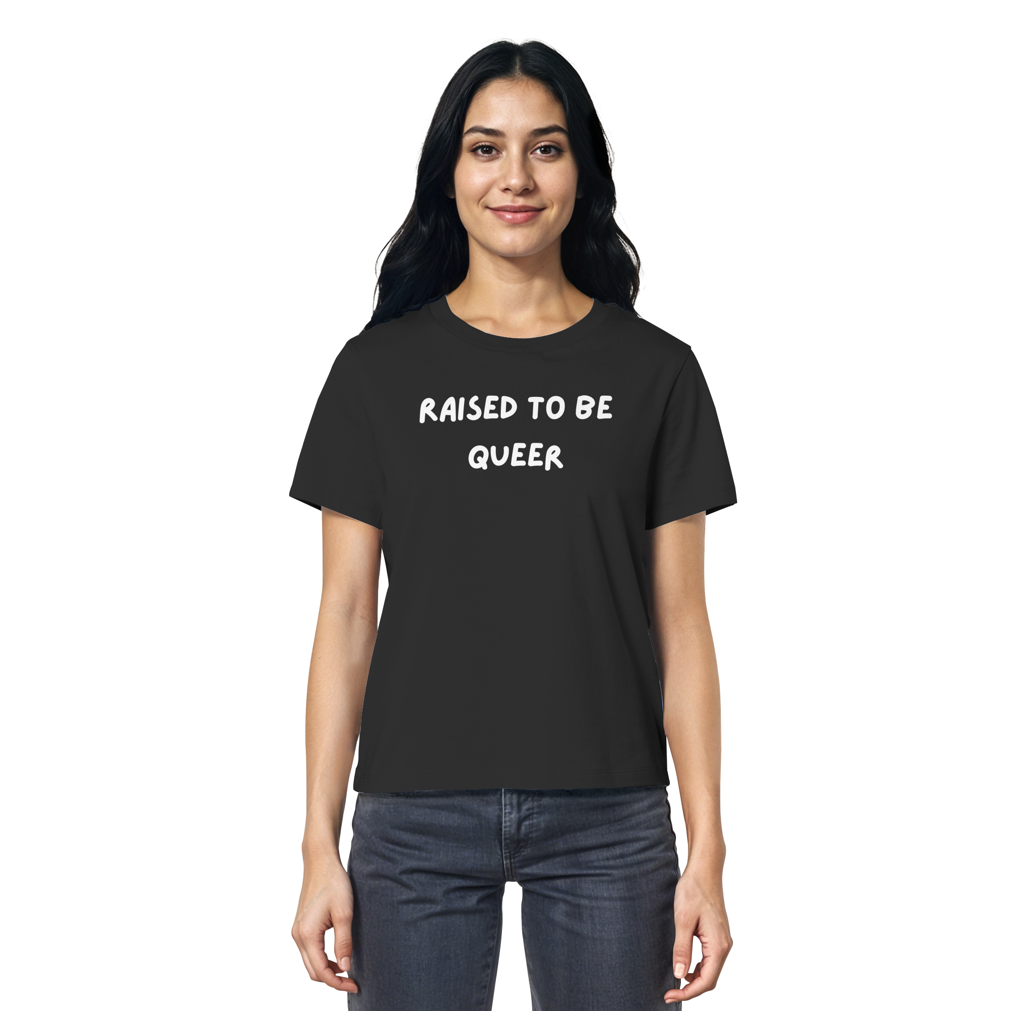 Raised To Be Queer - Ladies Organic Shirt