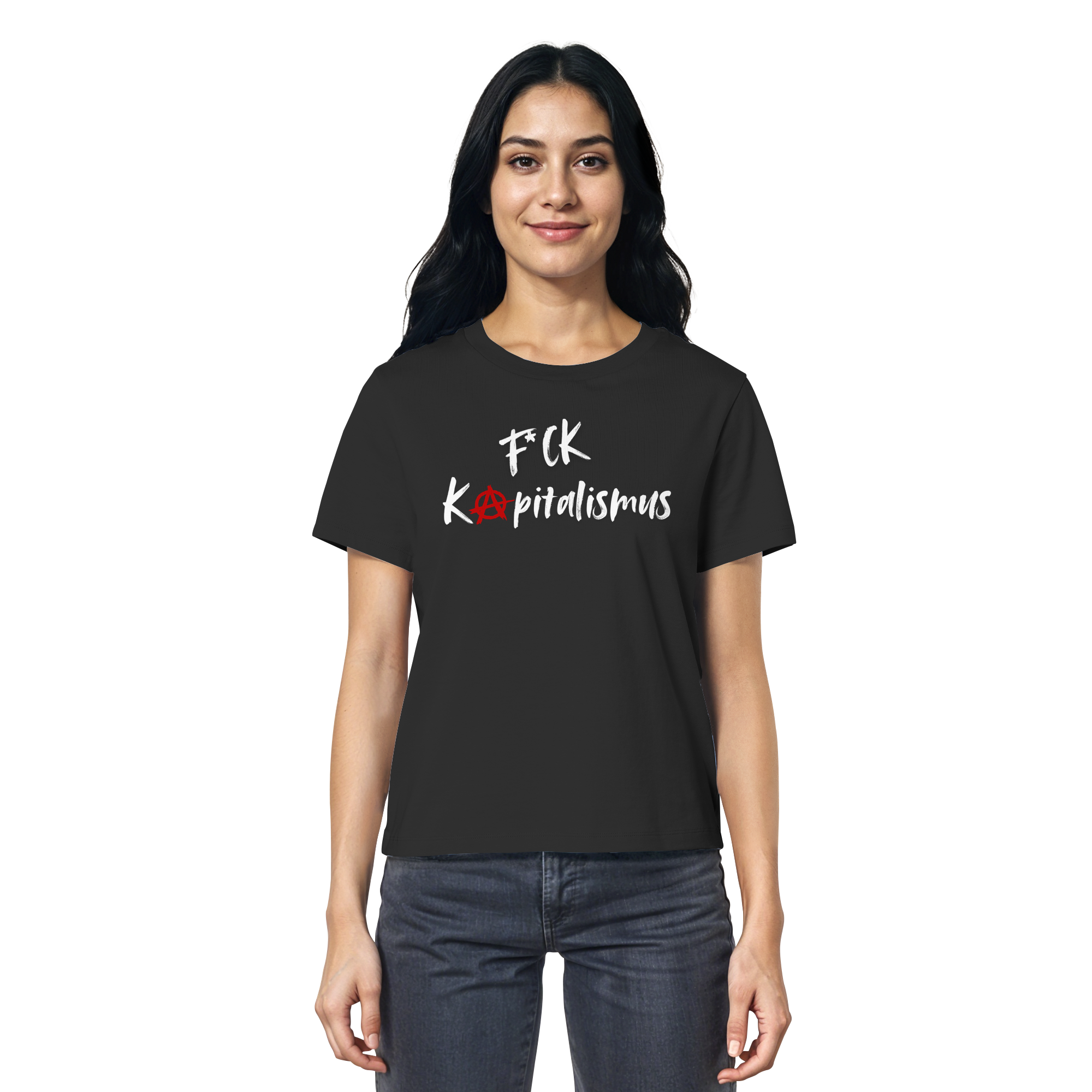 FCK Kapitalismus - Ladies Organic Shirt