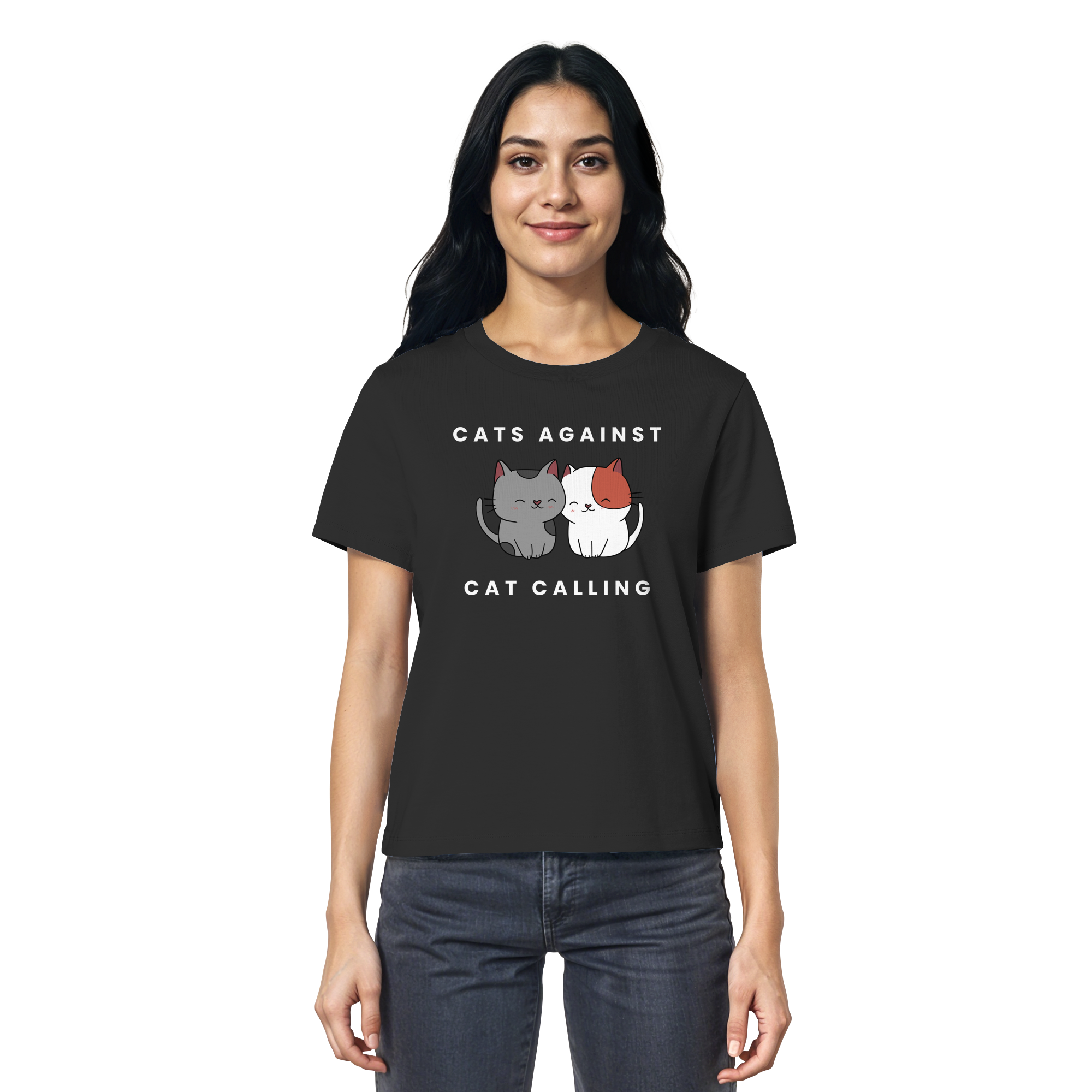 Cats Against Catcalling "Cuddle Edition" - Ladies Organic Shirt