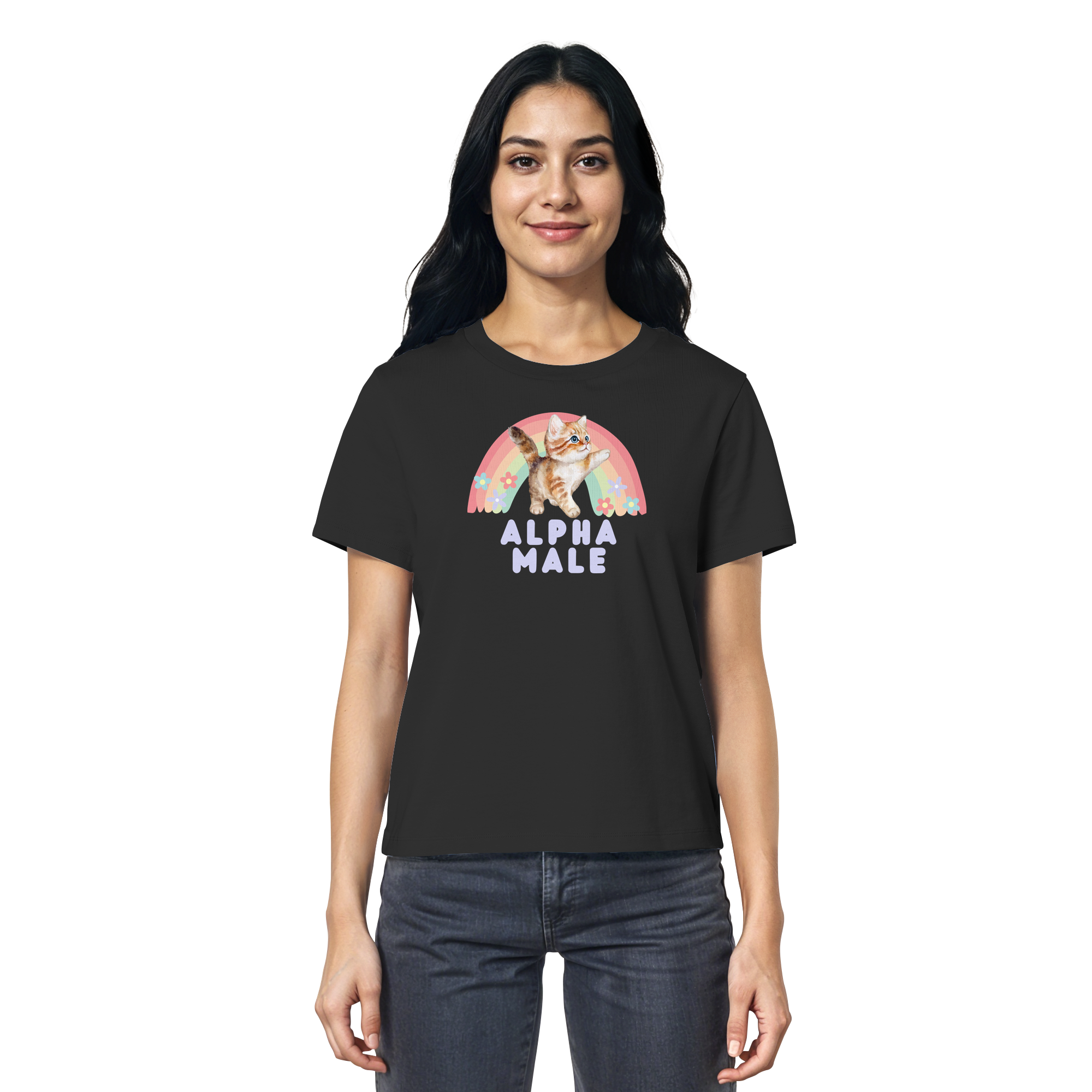 Alpha Male "Rainbow Roar Edition" - Ladies Organic Shirt