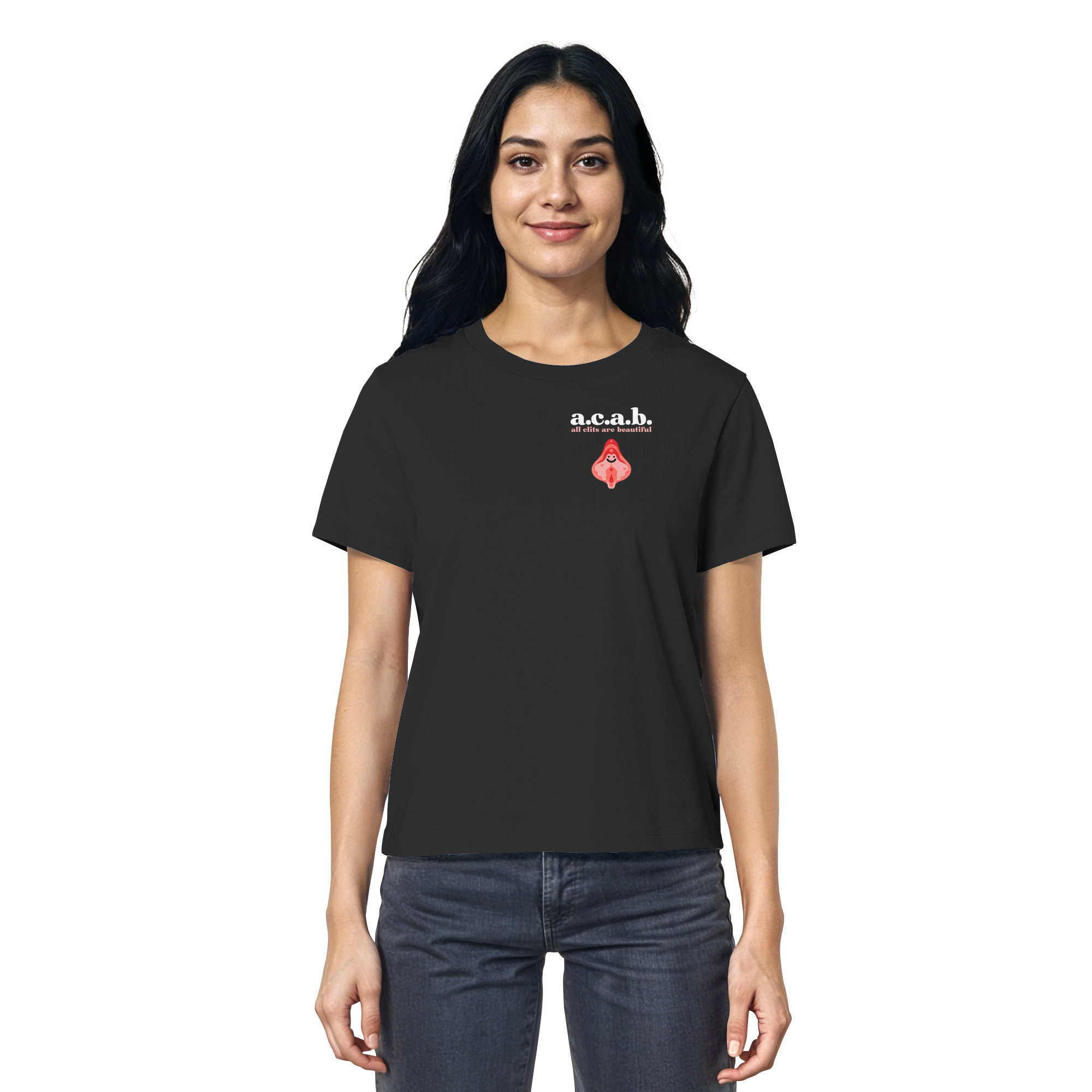 A.C.A.B. All Clits are Beautiful - Ladies Organic Shirt
