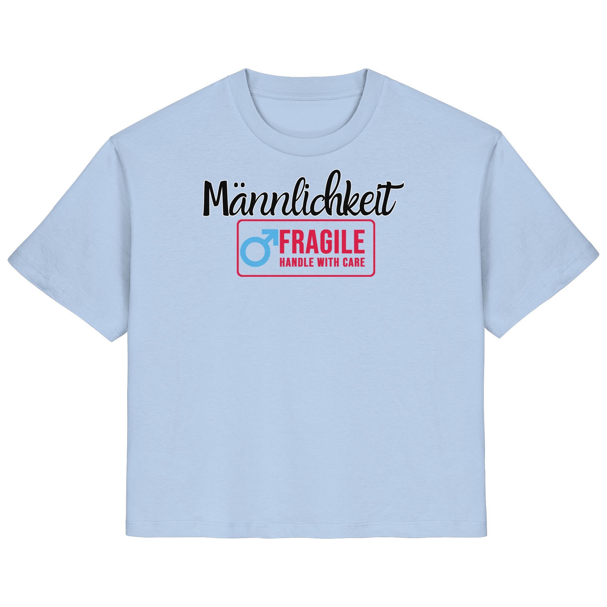 Männlichkeit: Handle with Care - Ladies Organic Shirt