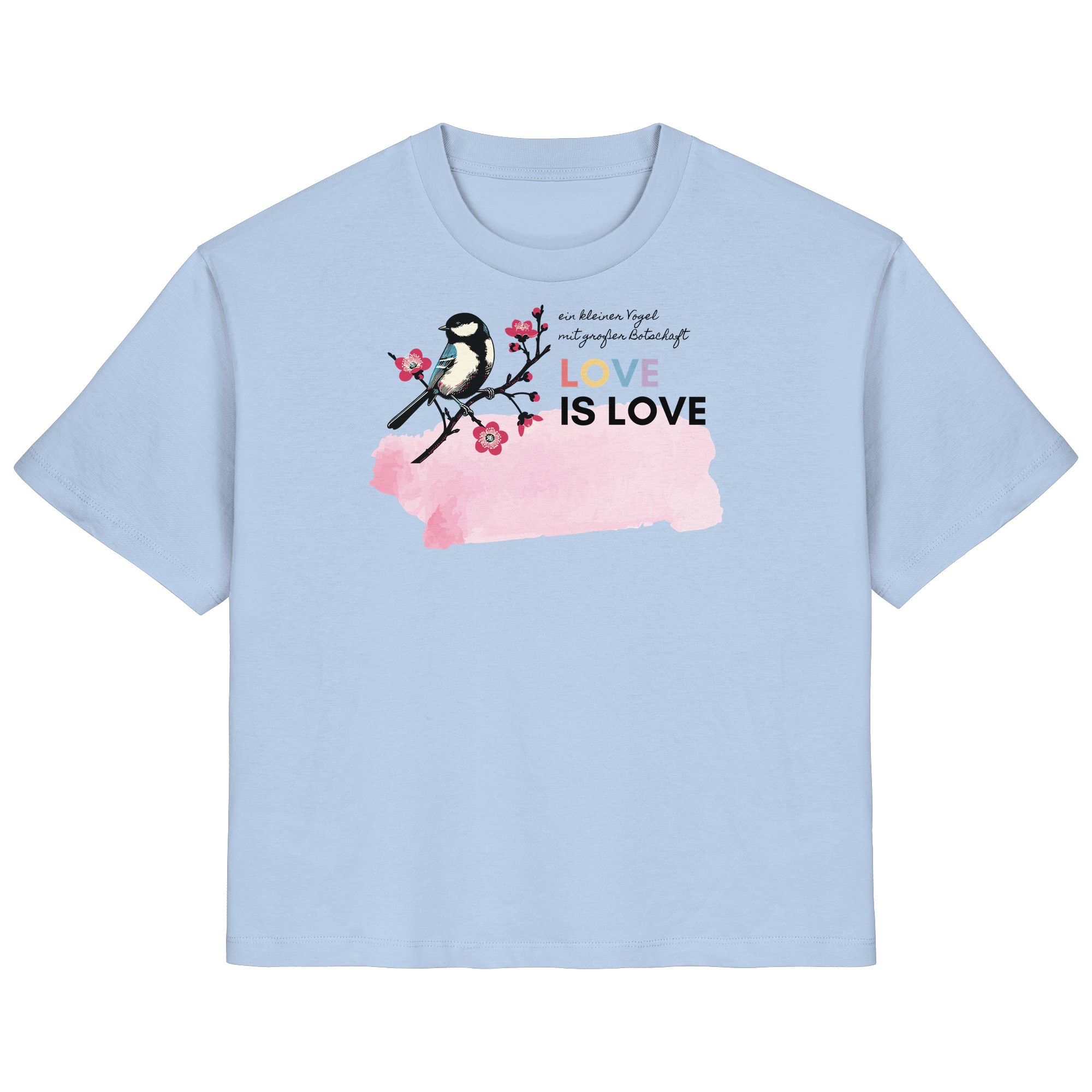 Kleine Flügel, große Botschaft - Ladies Organic Shirt