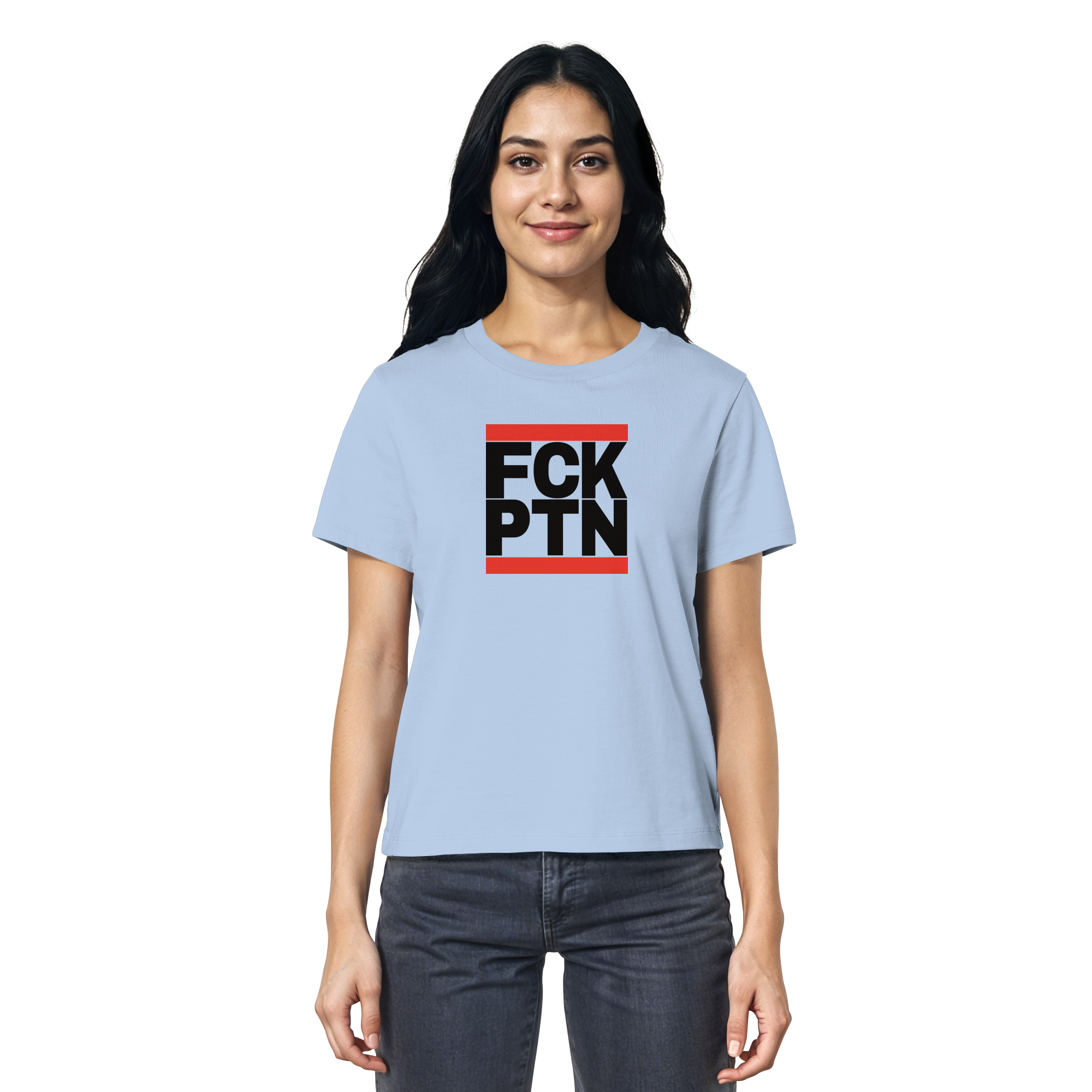 FCK PTN (schwarze Schrift) - Ladies Organic Shirt